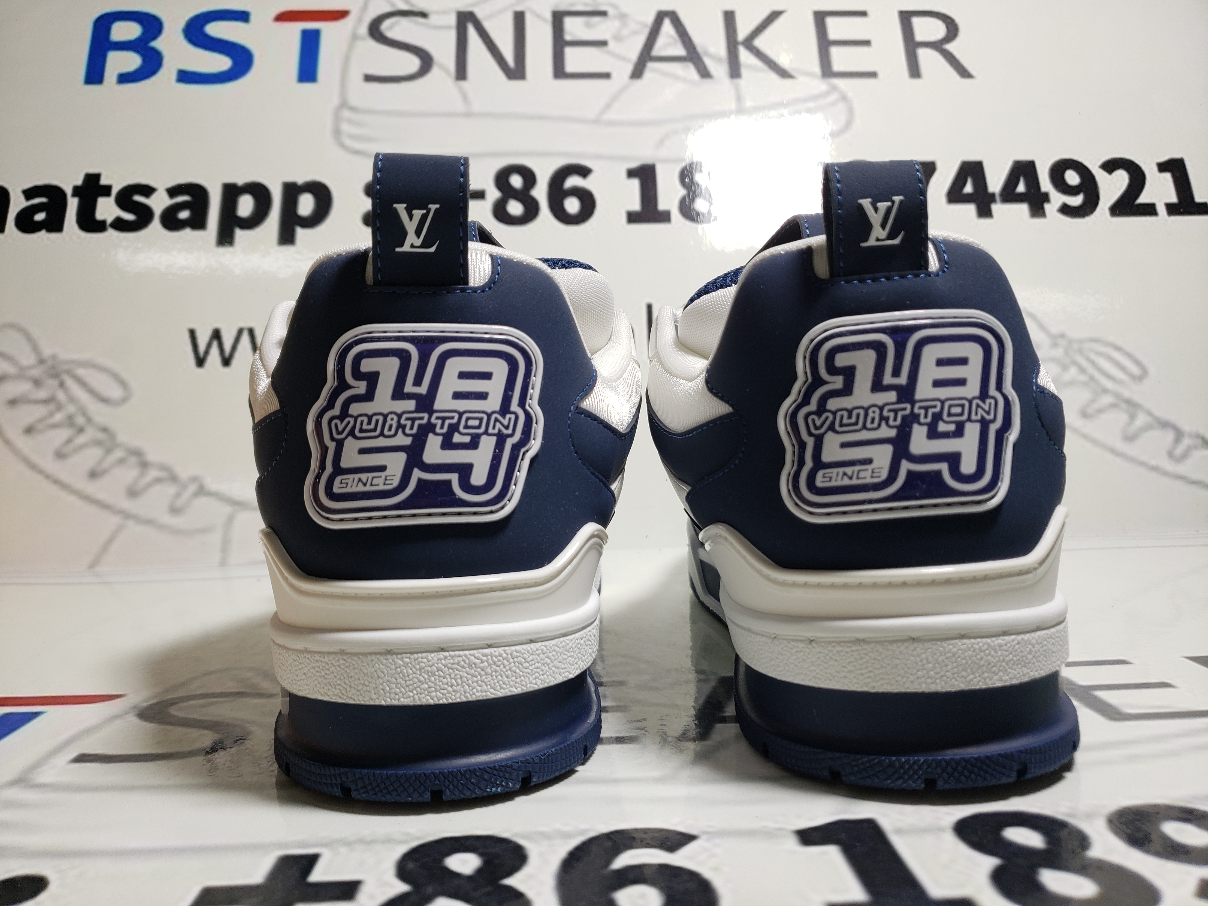 Bstsneaker-Louis Vuitton LV Skate Sneaker Marine White 1AARRM