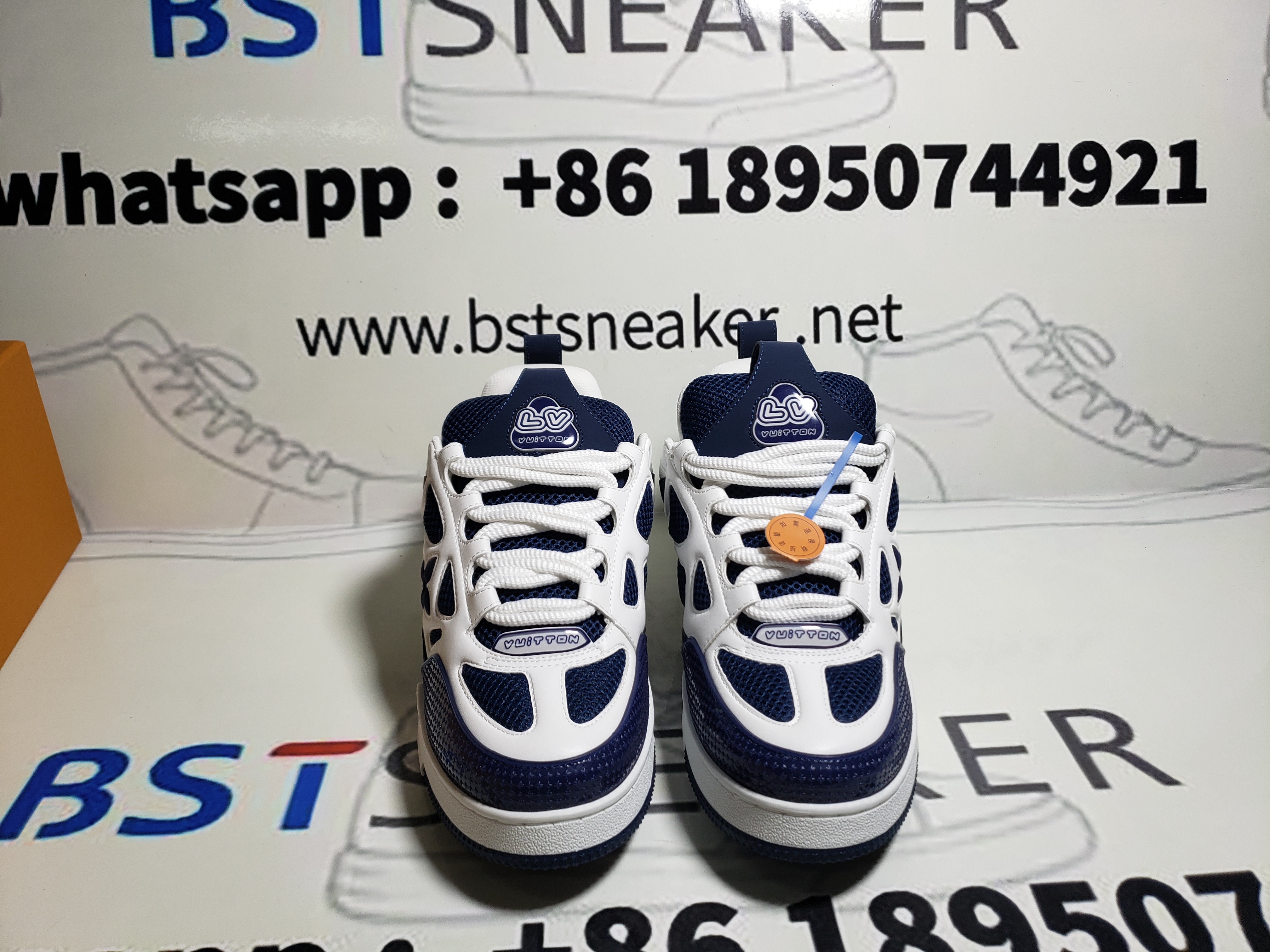 Bstsneaker-Louis Vuitton LV Skate Sneaker Marine White 1AARRM