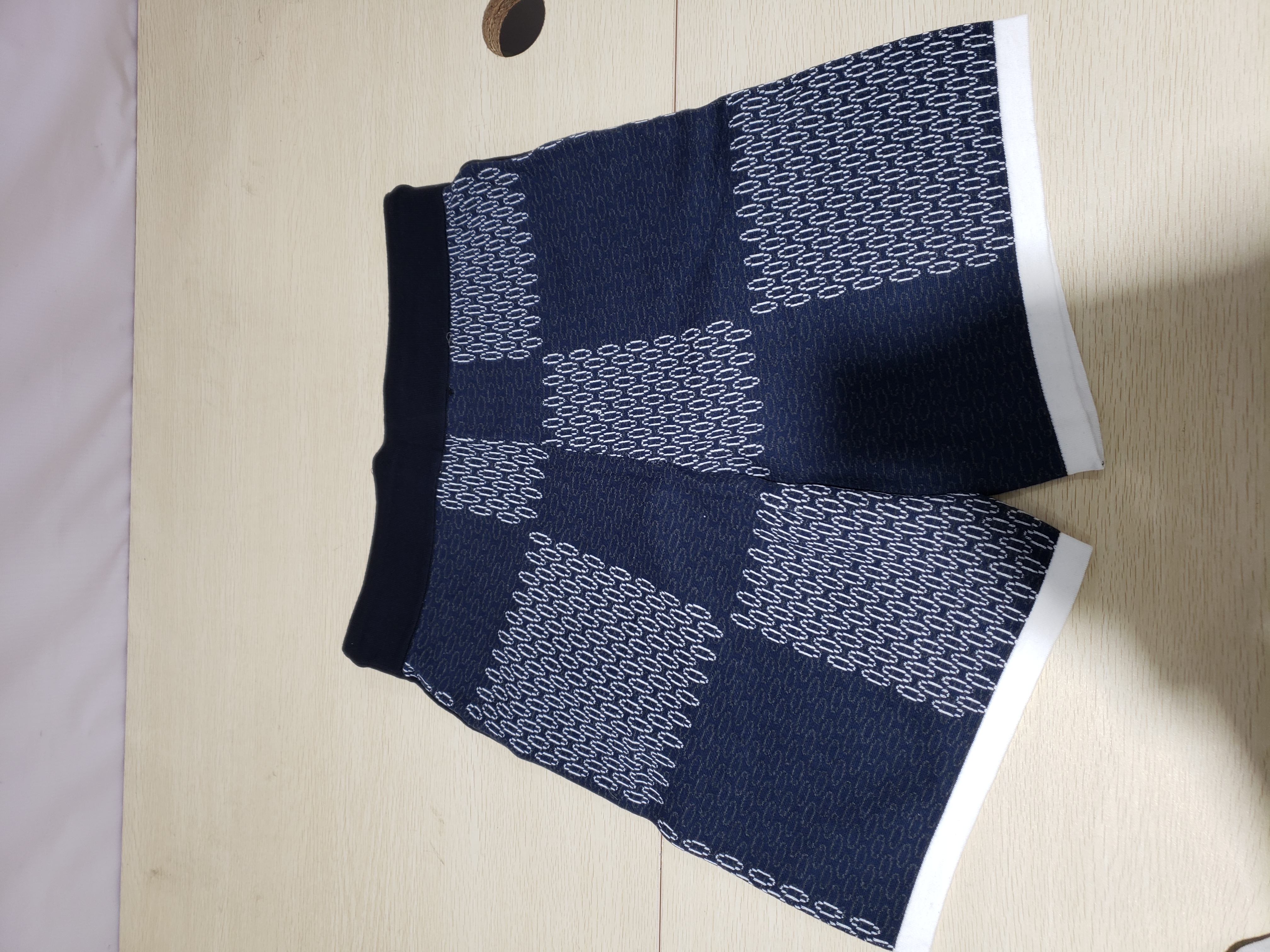 Bstsneaker-Louis Vuitton Damier Quilted Cotton Shorts 