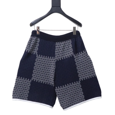 Bstsneaker-Louis Vuitton Damier Quilted Cotton Shorts  02