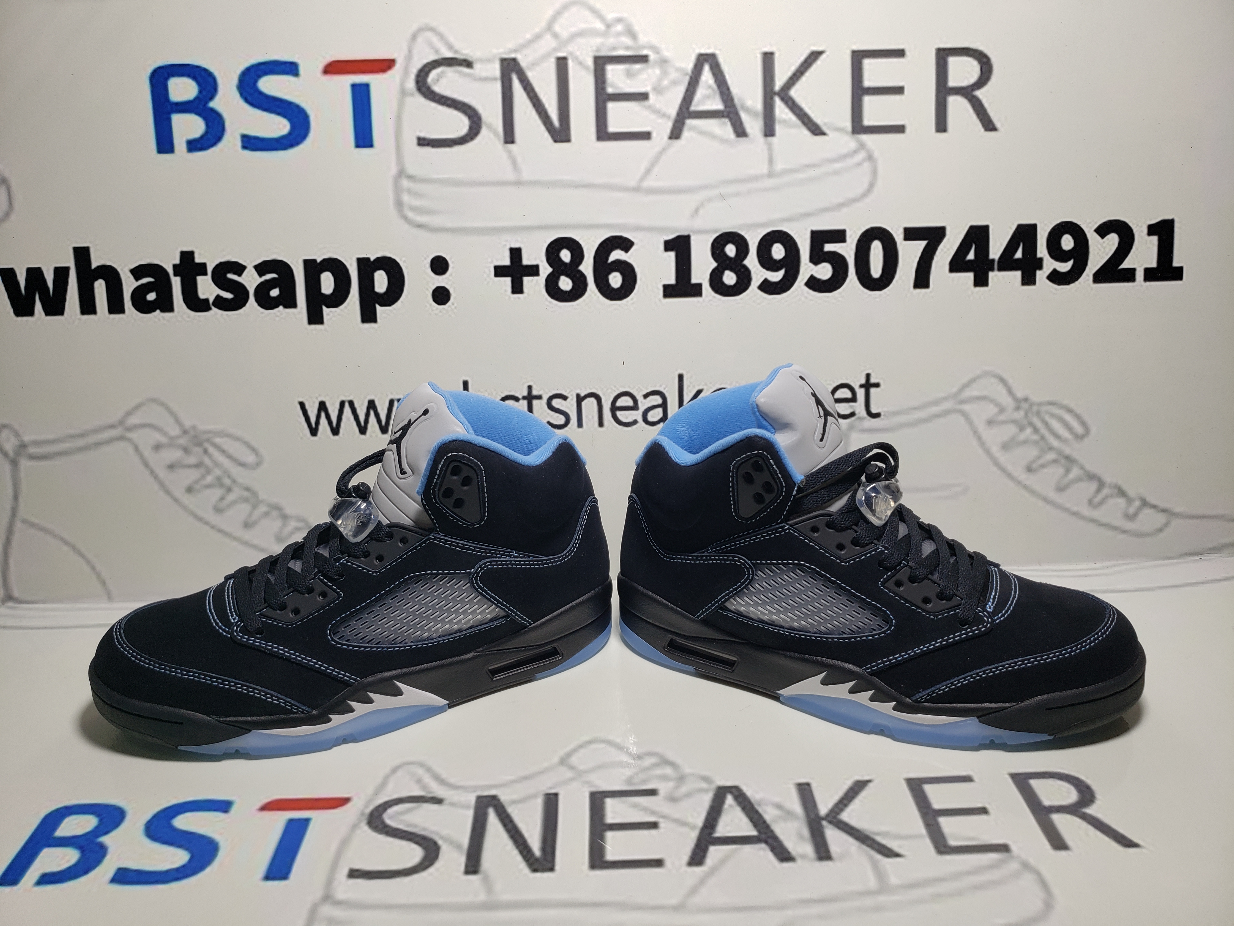 Bstsneaker-Air Jordan 5 Retro 'Black University Blue' 2026 DD0587-008