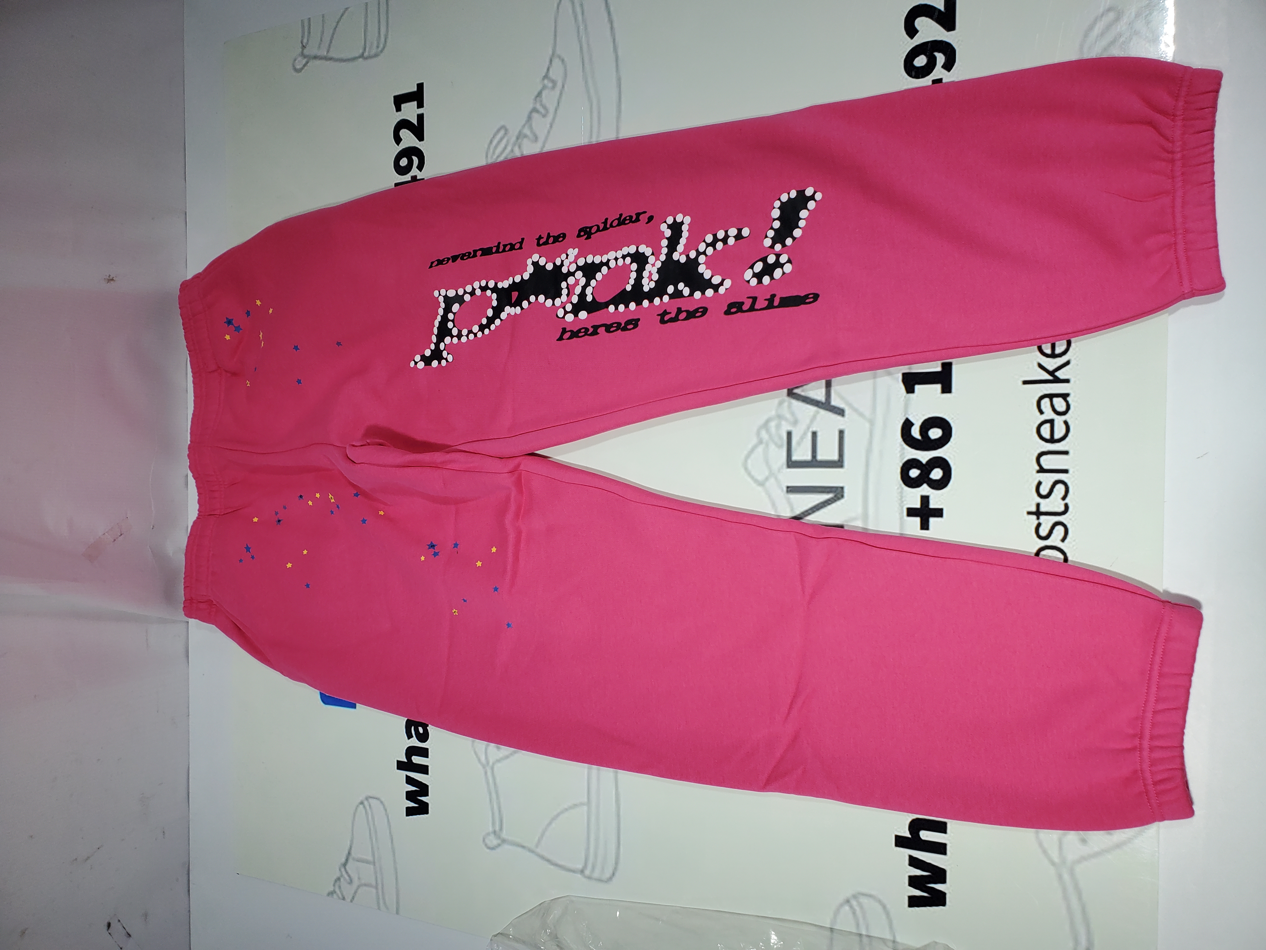 Bstsneaker-Sp5der Hoodie 8201 Pants 8301 Suit Pink