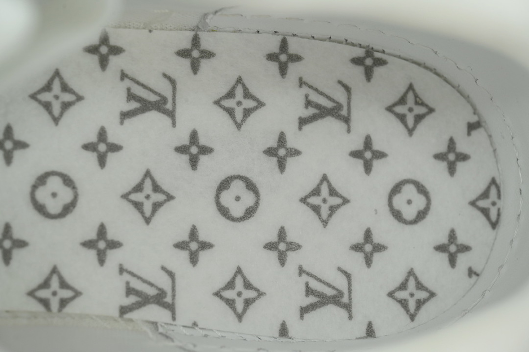 Bstsneaker-Louis Vuitton Trainer White and Brown (NFC)