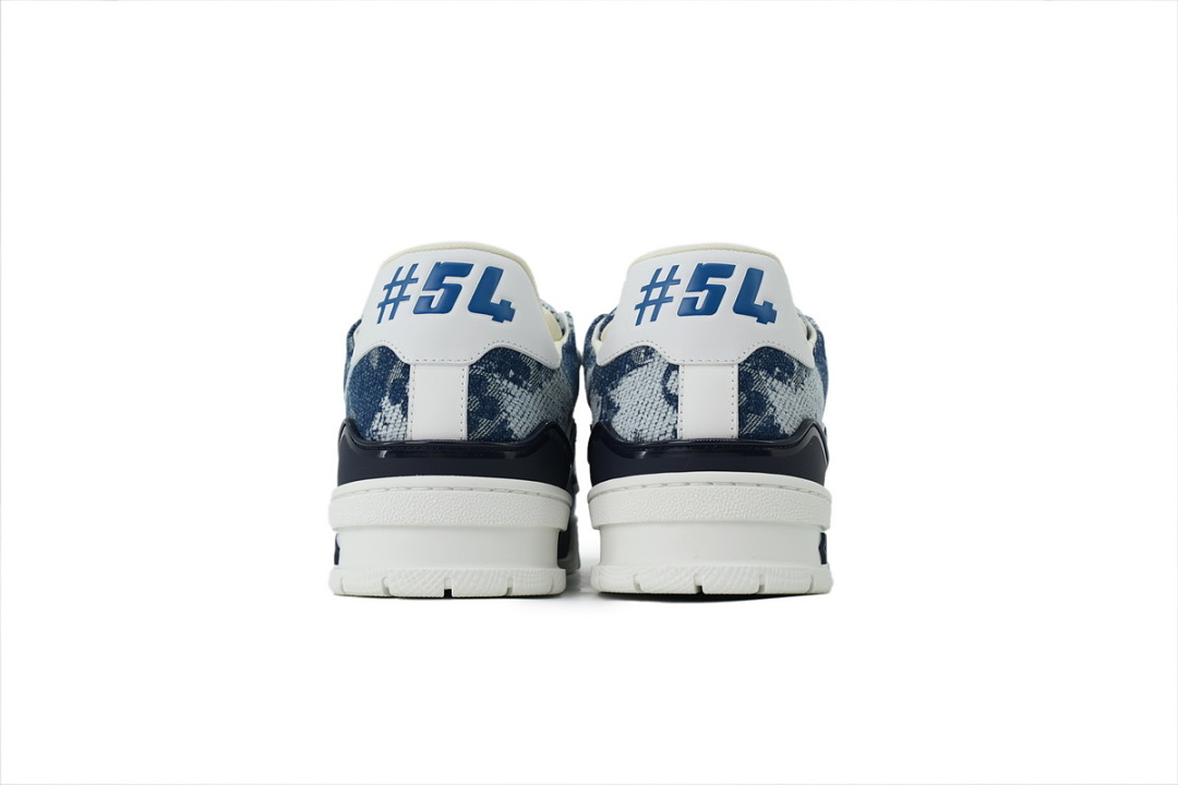 Bstsneaker-Louis Vuitton Trainer Blue Denim Fabric (NFC)