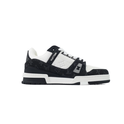 Bstsneaker-Louis Vuitton Trainer Black Jeans Monogram (NFC) 02