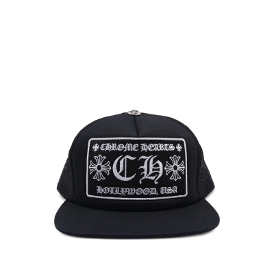Bstsneaker-Chrome Hearts CH Las Vegas Trucker Hat Black 100 01