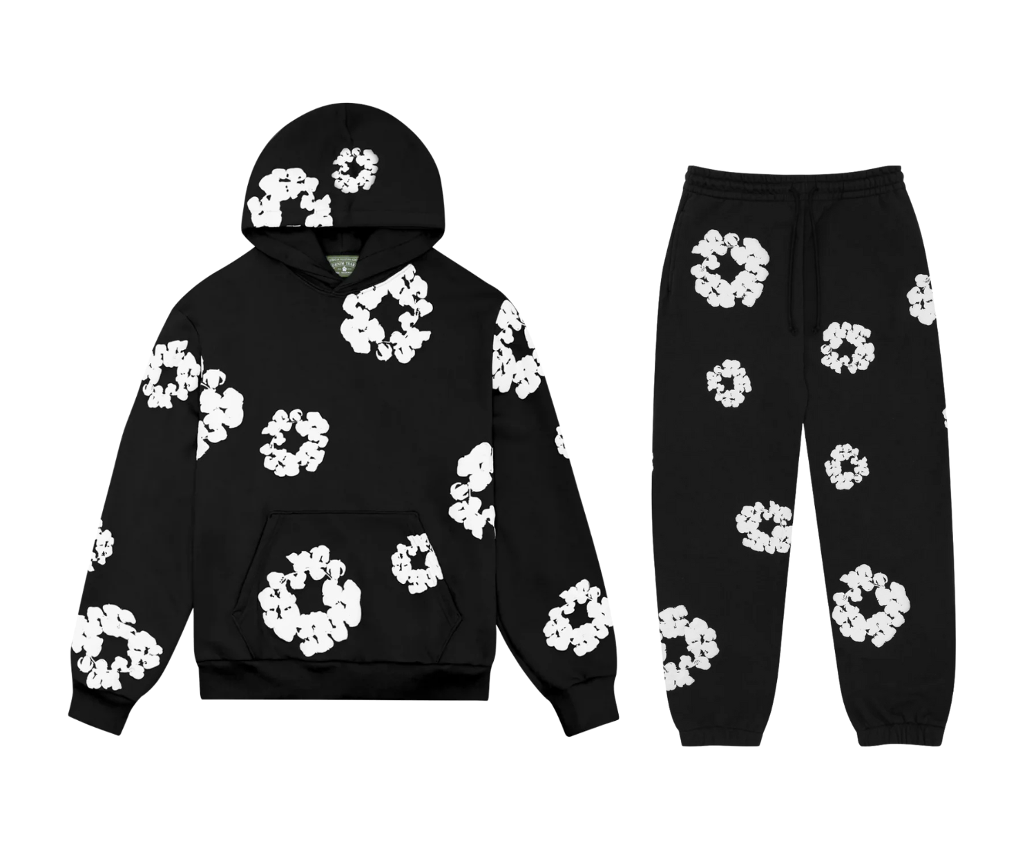 Bstsneaker-Denim Tears The Cotton Wreath Black Suit