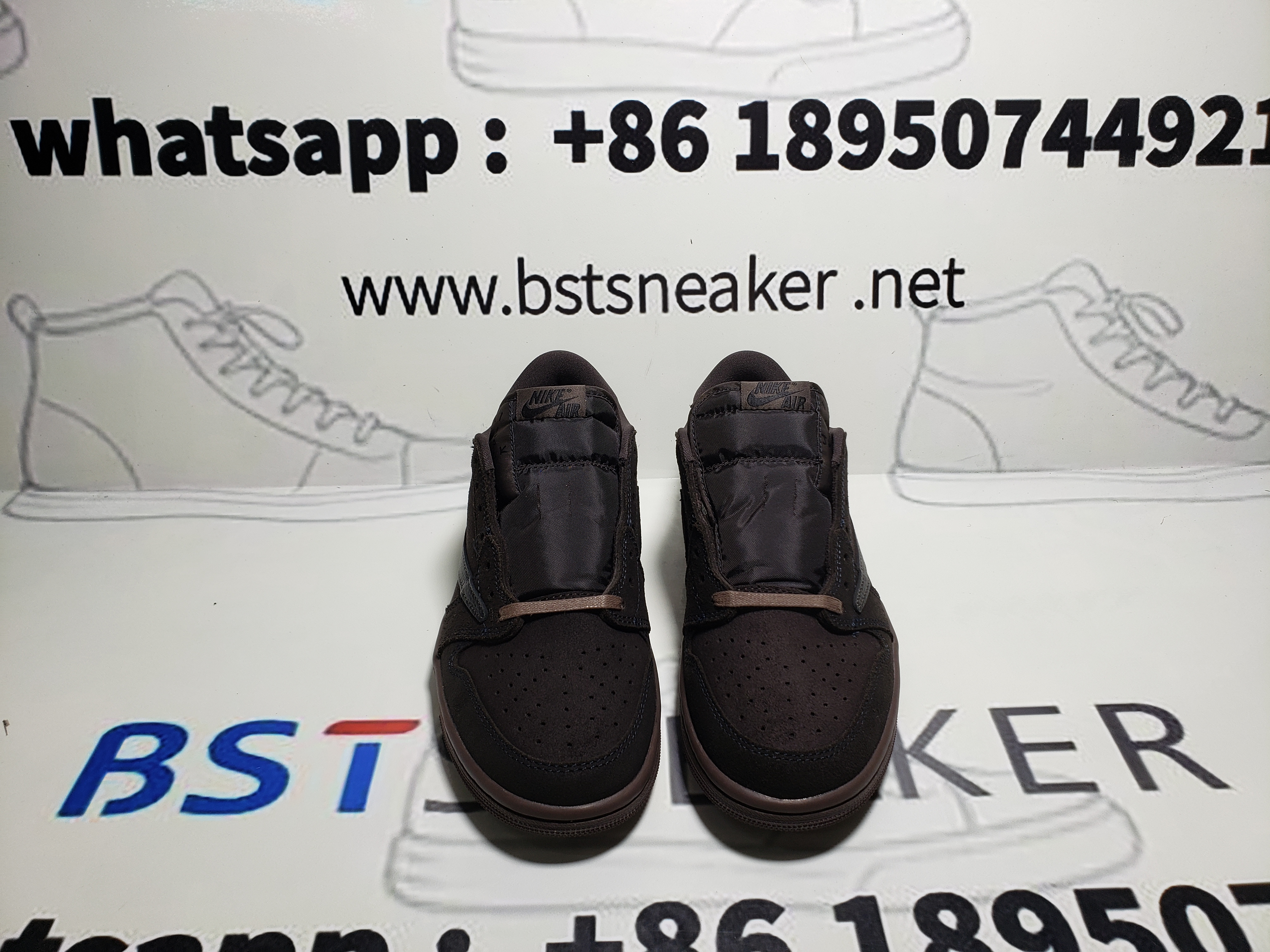 Bstsneaker-Air Jordan 1 Low OG SP Velvet Brown x Travis Scott DM7866-202 