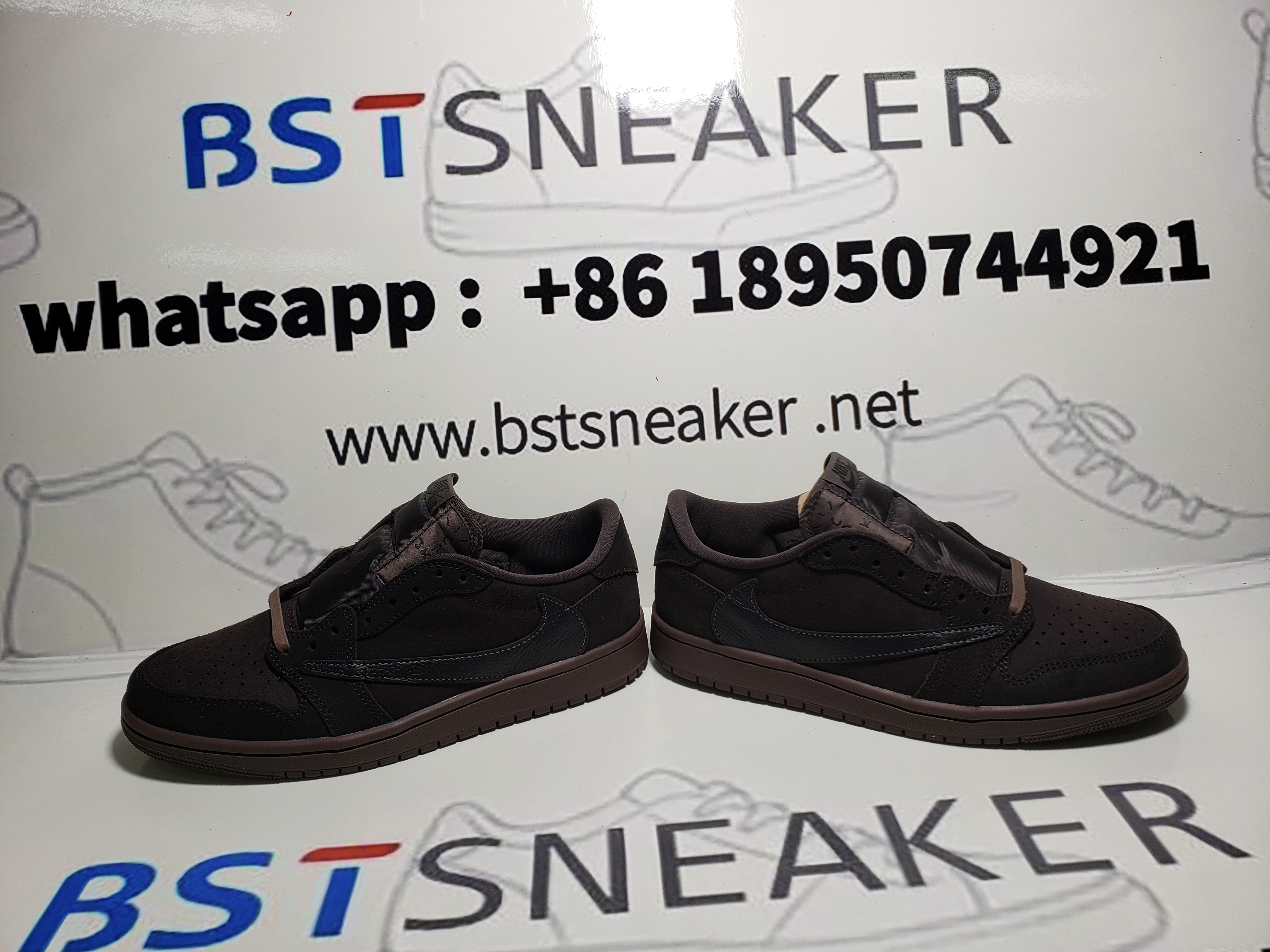 Bstsneaker-Air Jordan 1 Low OG SP Velvet Brown x Travis Scott DM7866-202 