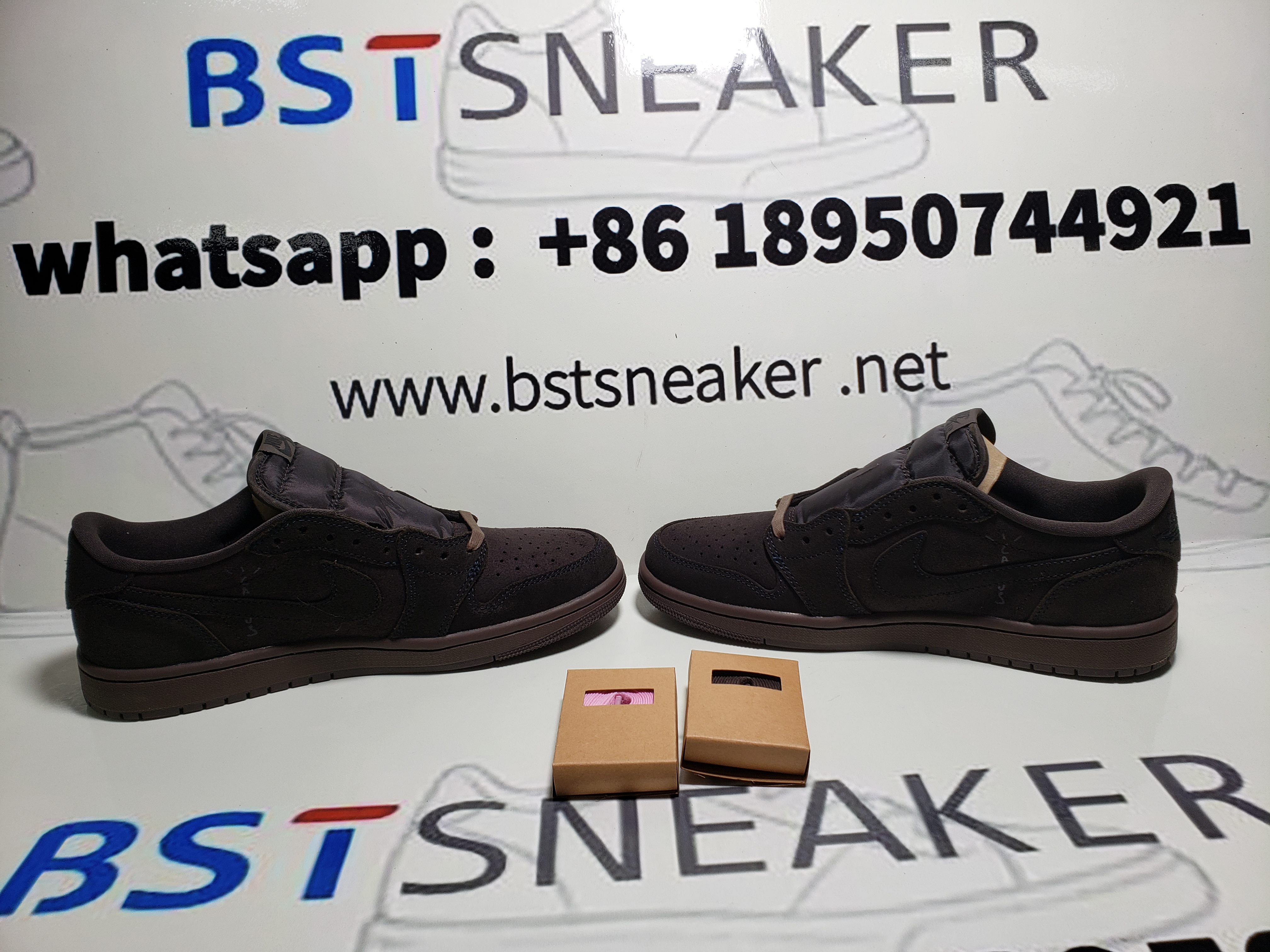 Bstsneaker-Air Jordan 1 Low OG SP Velvet Brown x Travis Scott DM7866-202 