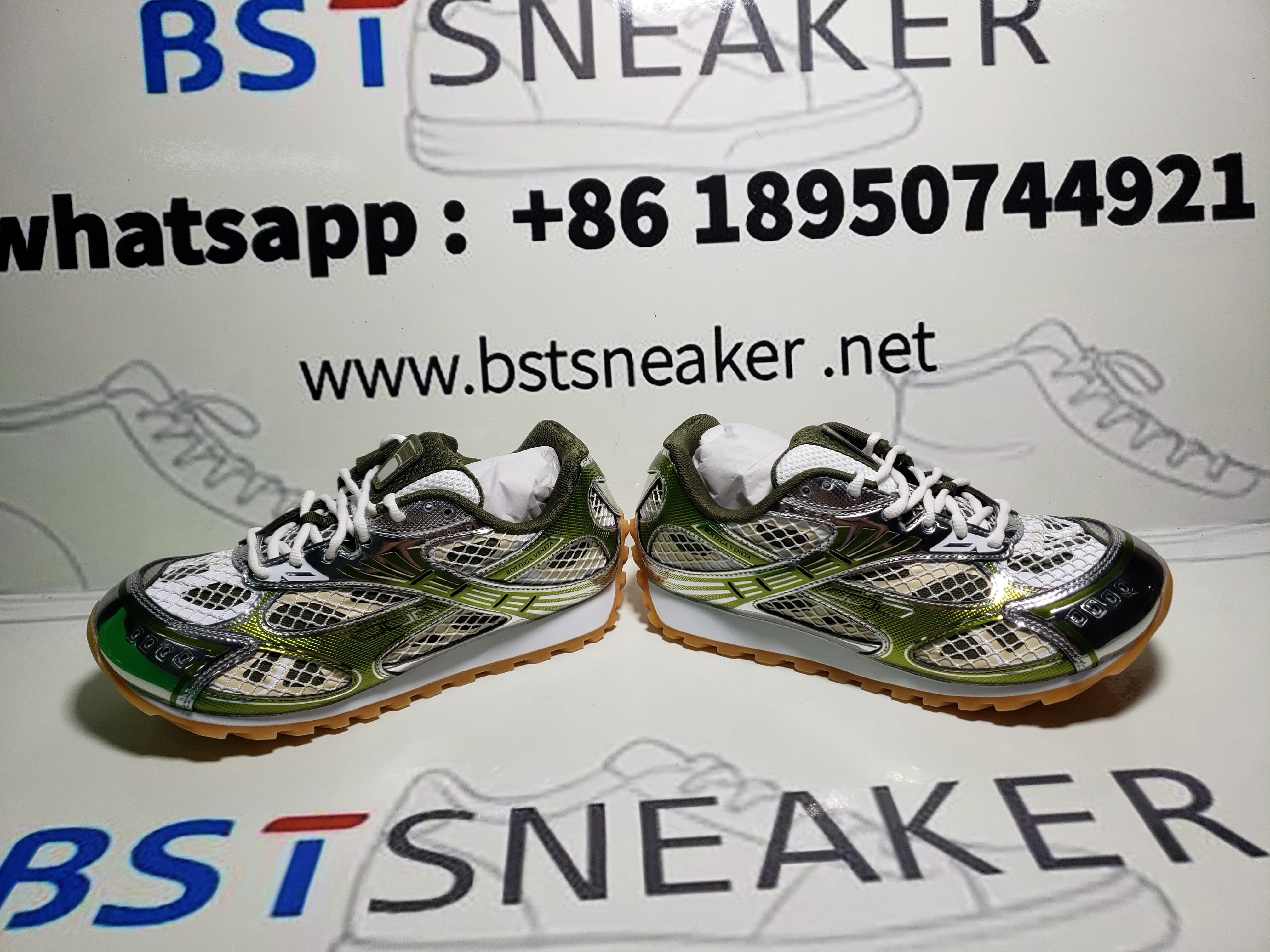 Bstsneaker-Bottega Veneta Orbit Olive Green