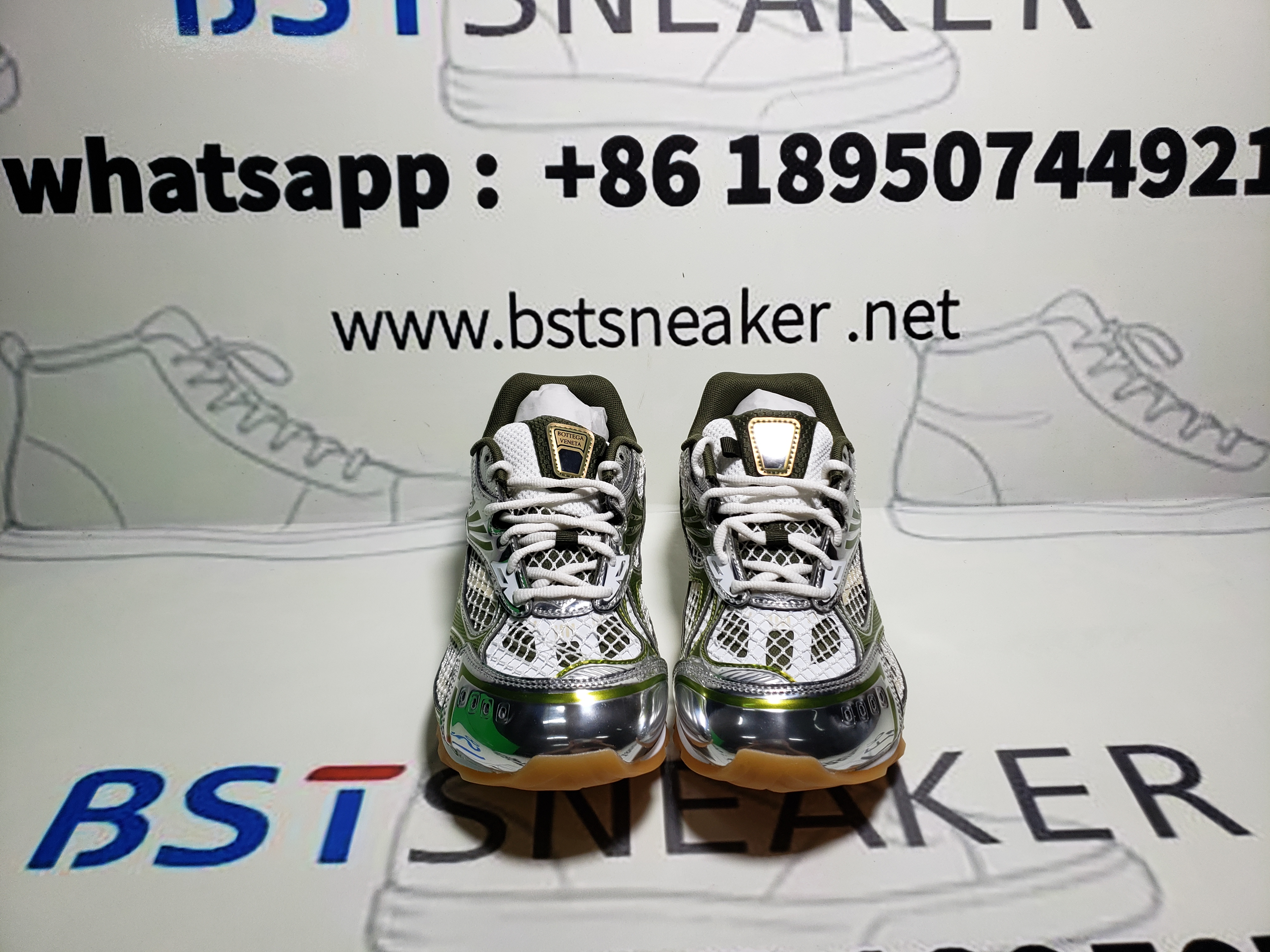Bstsneaker-Bottega Veneta Orbit Olive Green