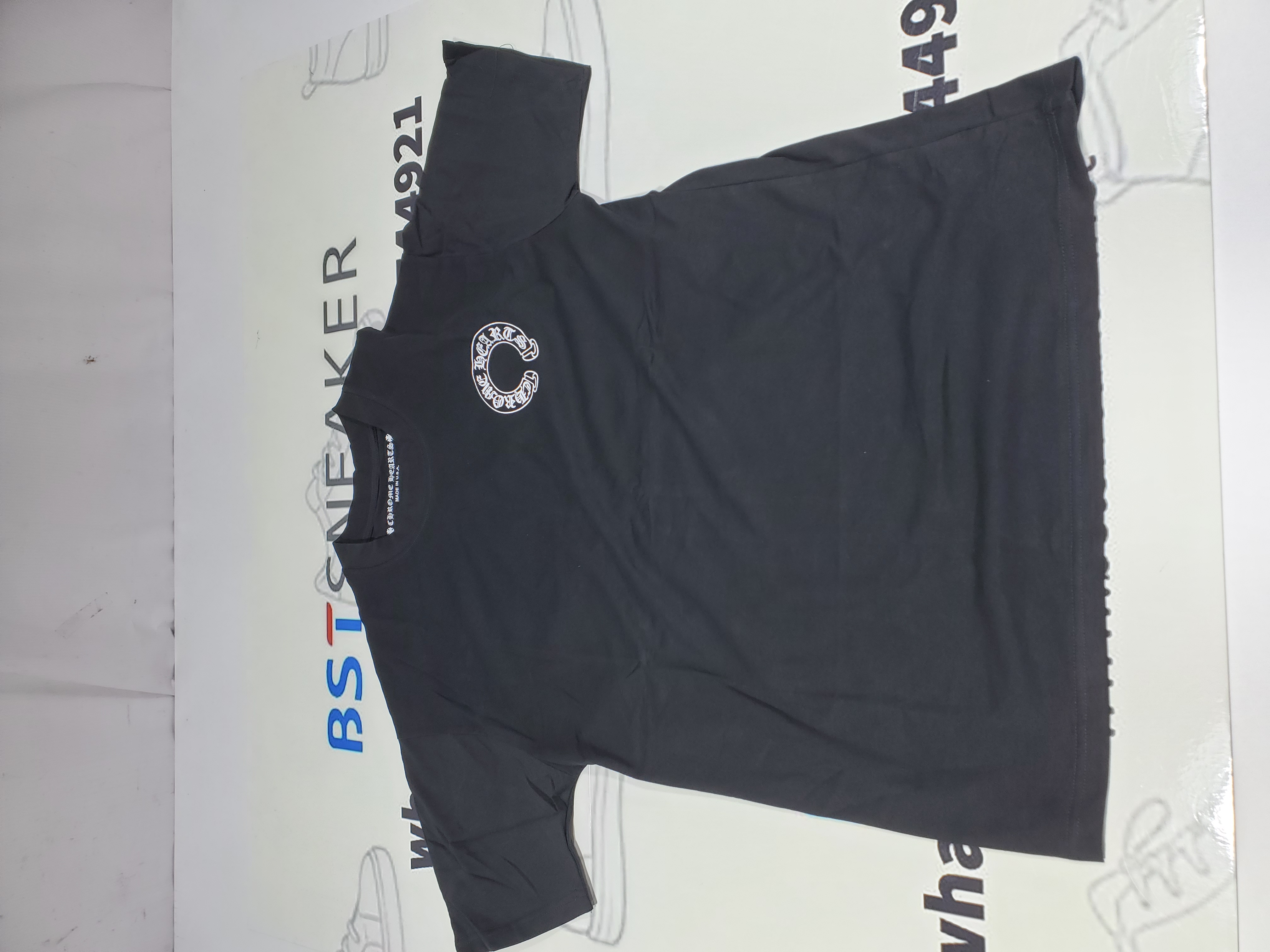Bstsneaker-Chrome Hearts Print  Black T-shirt 110