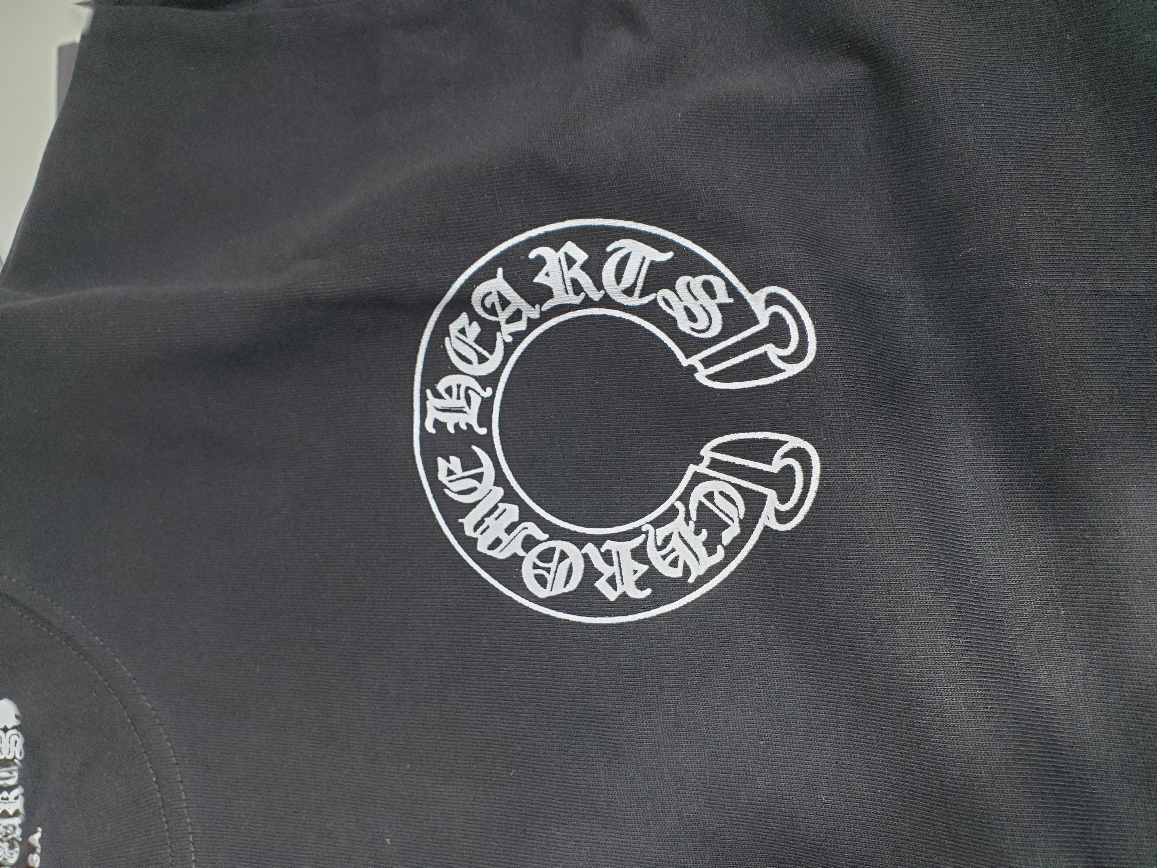 Bstsneaker-Chrome Hearts Print  Black T-shirt 110