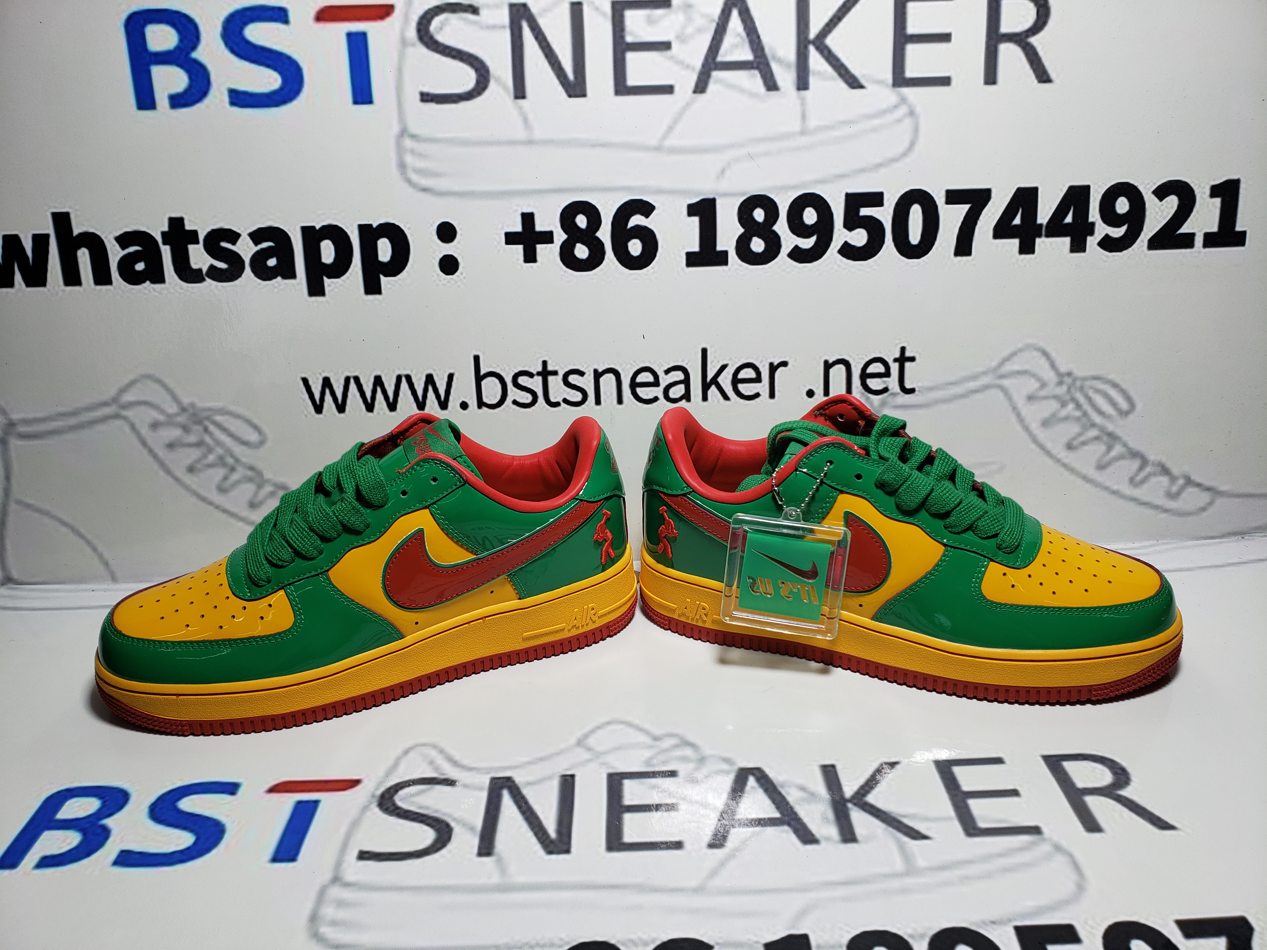 Bstsneaker-Nike Air Force 1 Low Lil Yachty Concrete Boys Lucky Green IH4383-300