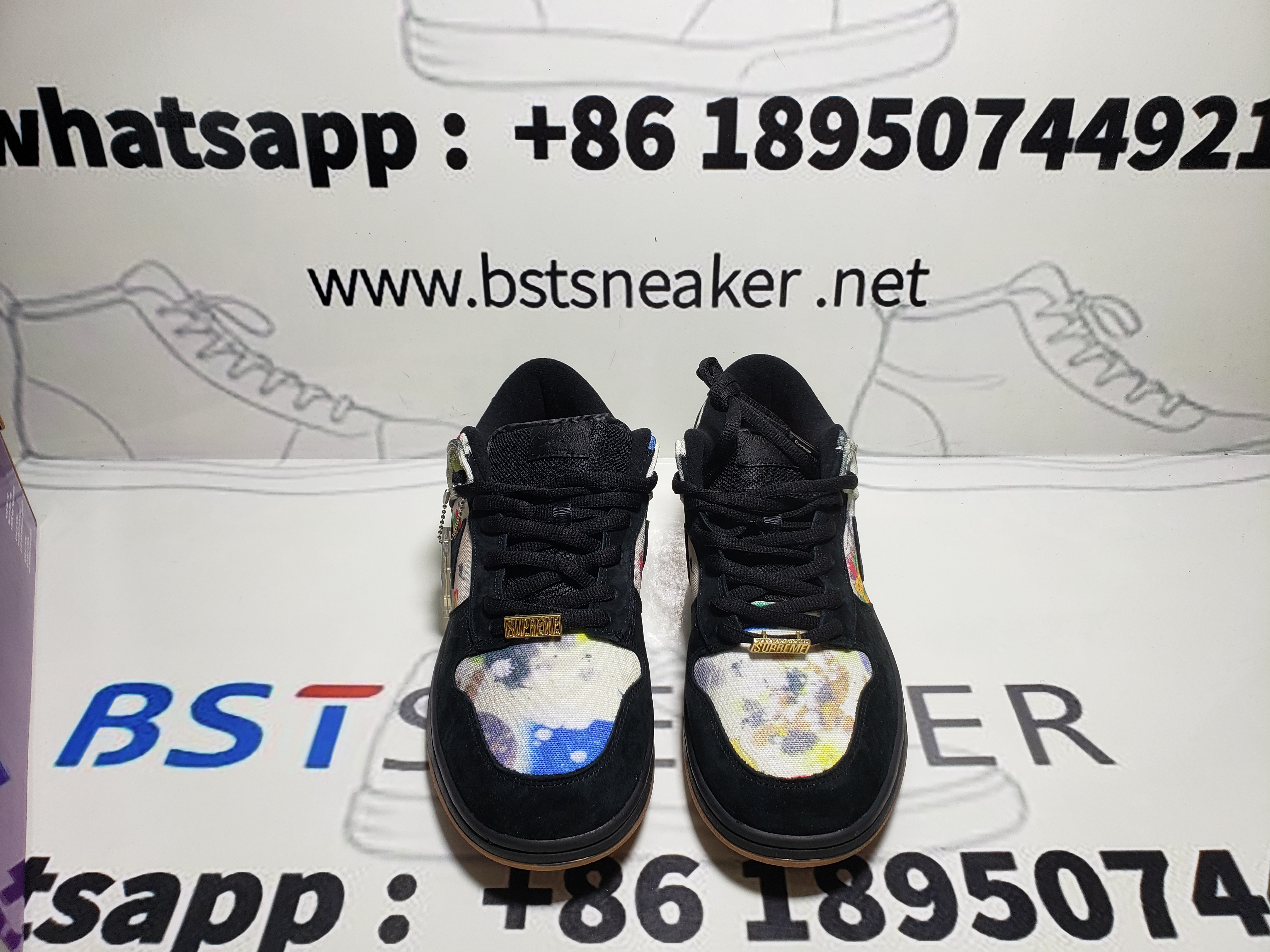 Bstsneaker-Nike SB Dunk Low Supreme Rammellzee FD8778-001