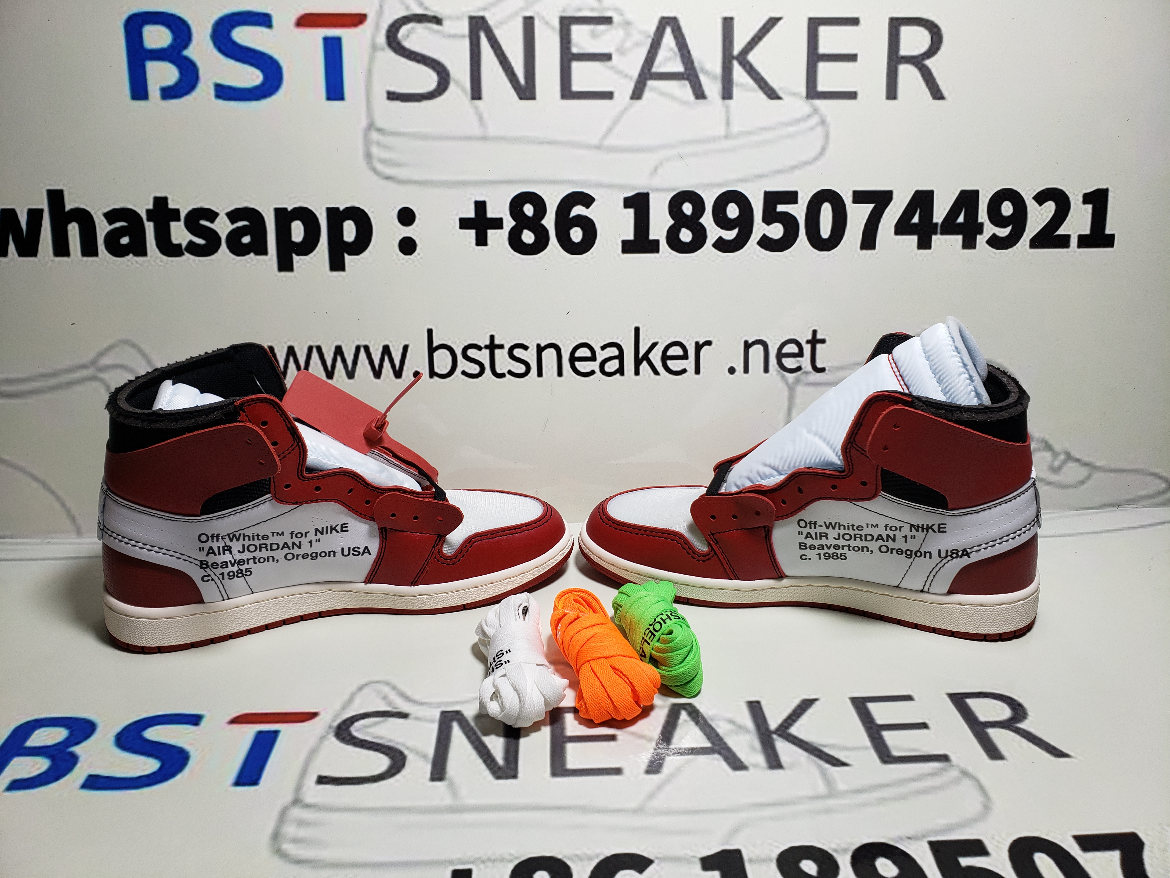 Bstsneaker-Air Jordan 1 Retro High Off-White Chicago AA3834-101