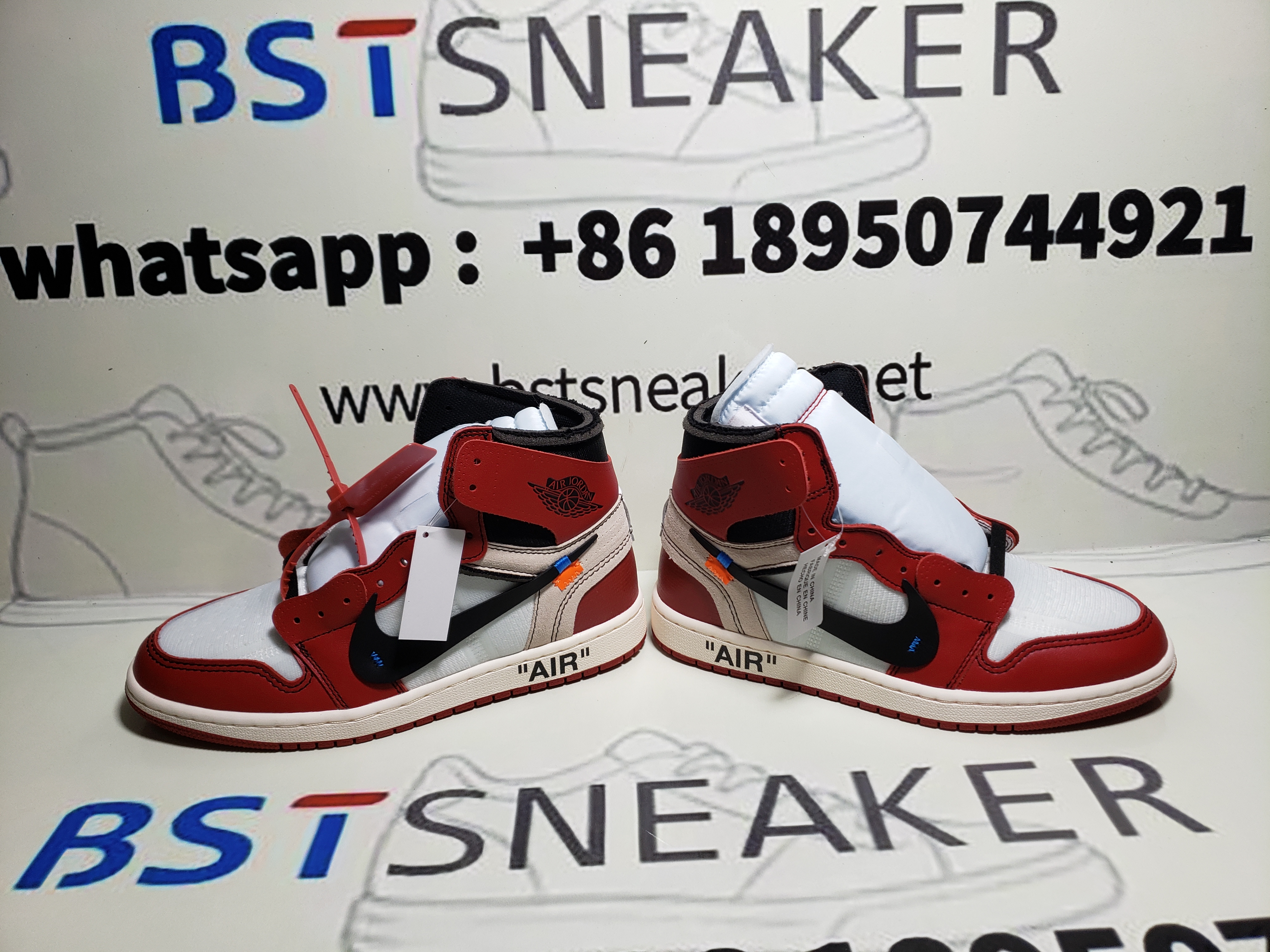 Bstsneaker-Air Jordan 1 Retro High Off-White Chicago AA3834-101