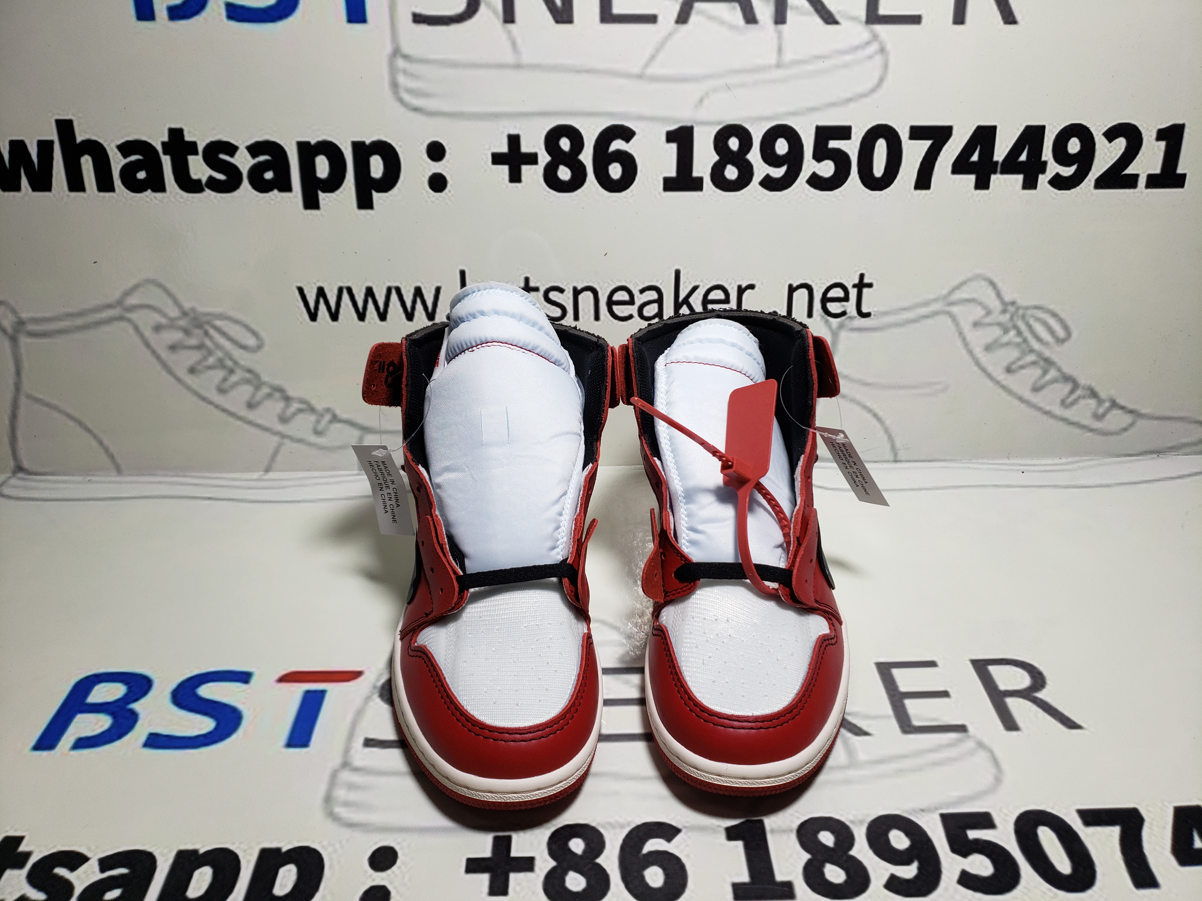 Bstsneaker-Air Jordan 1 Retro High Off-White Chicago AA3834-101
