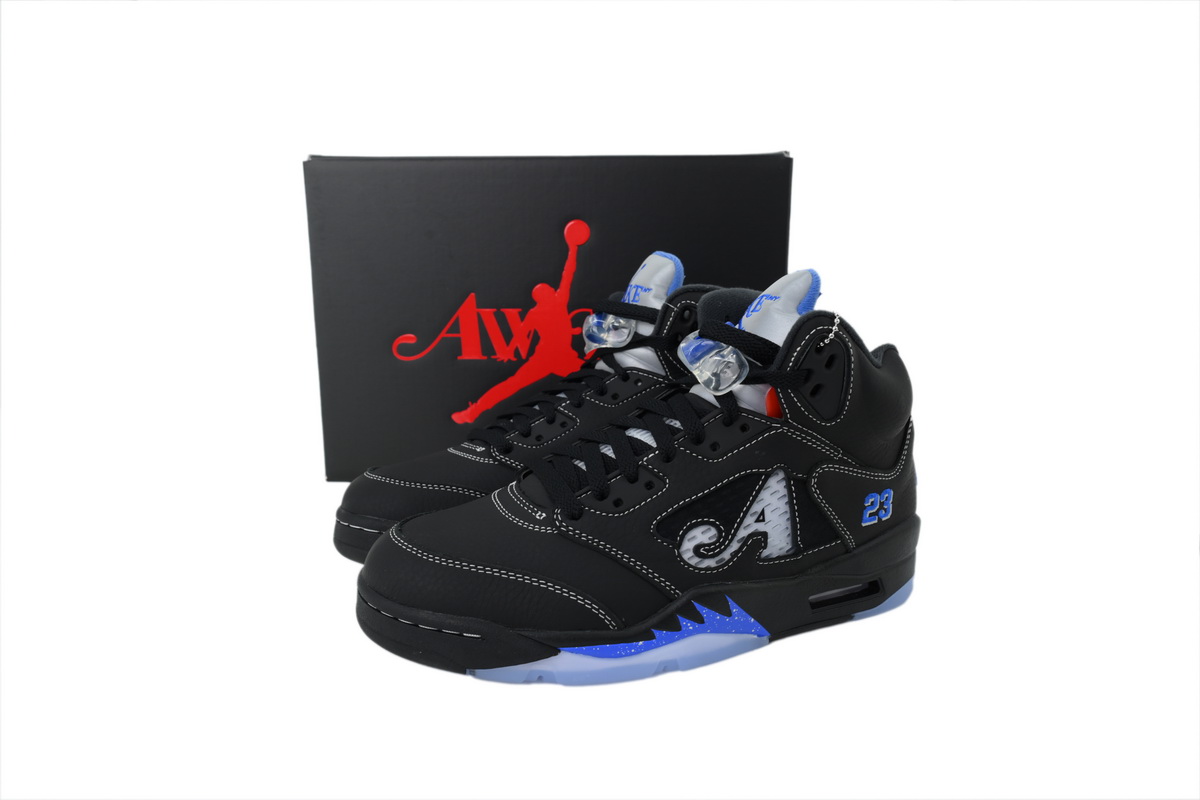 Bstsneaker-Air Jordan 5 Retro Awake NY Black Racer Blue DV4982-004