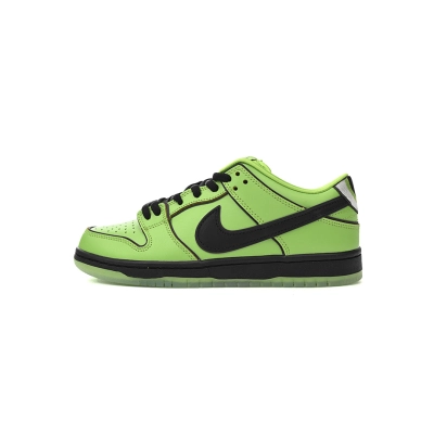 Bstsneaker-The Powerpuff Girls x Nike SB Dunk Low Buttercup FZ8319-300 01