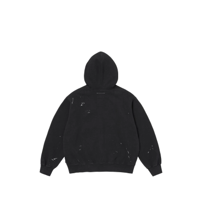 Bstsneaker-Supreme x MM6 Maison Margiela Box Logo Zip Up Hooded Sweatshirt 'Black' 300 02