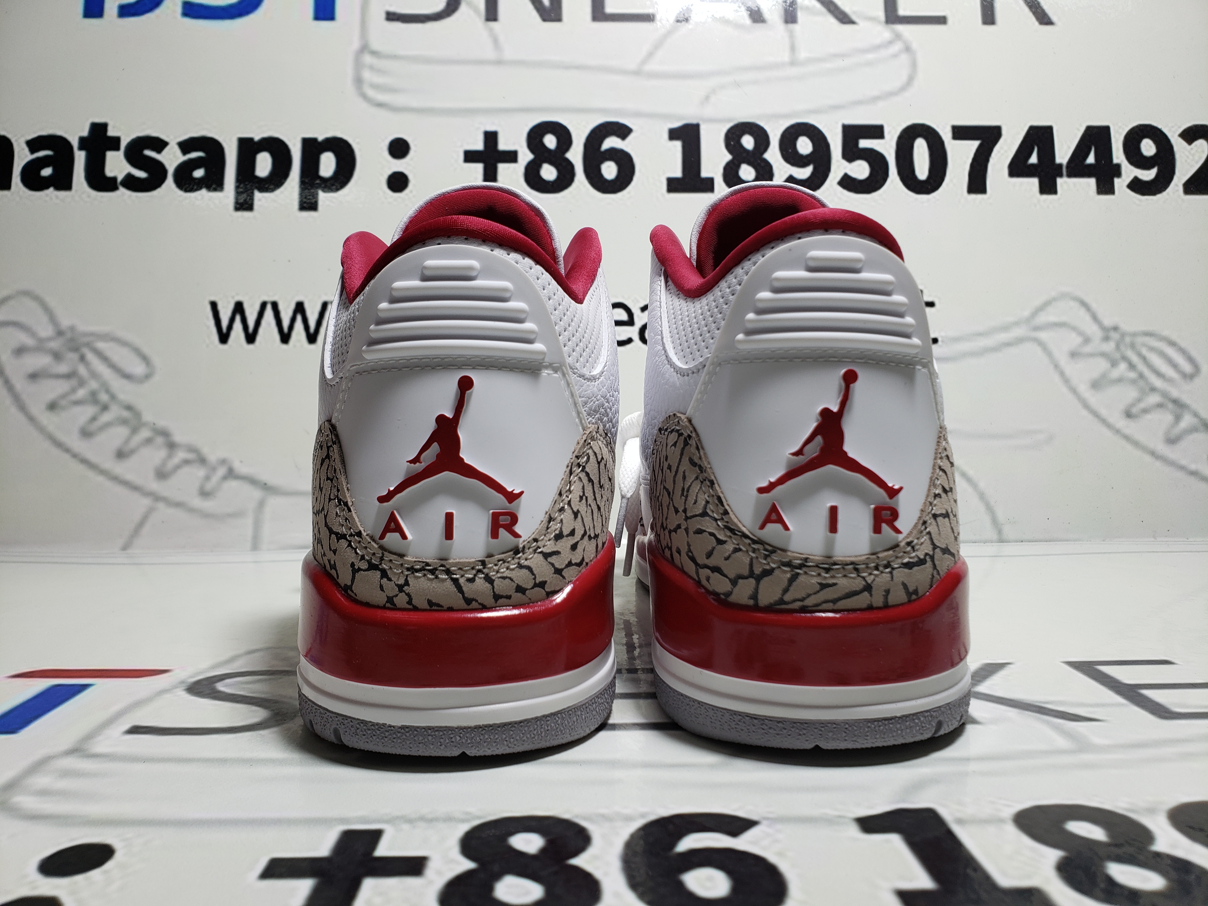 Bstsneaker-Air Jordan 3 Retro Cardinal Red CT8532-126