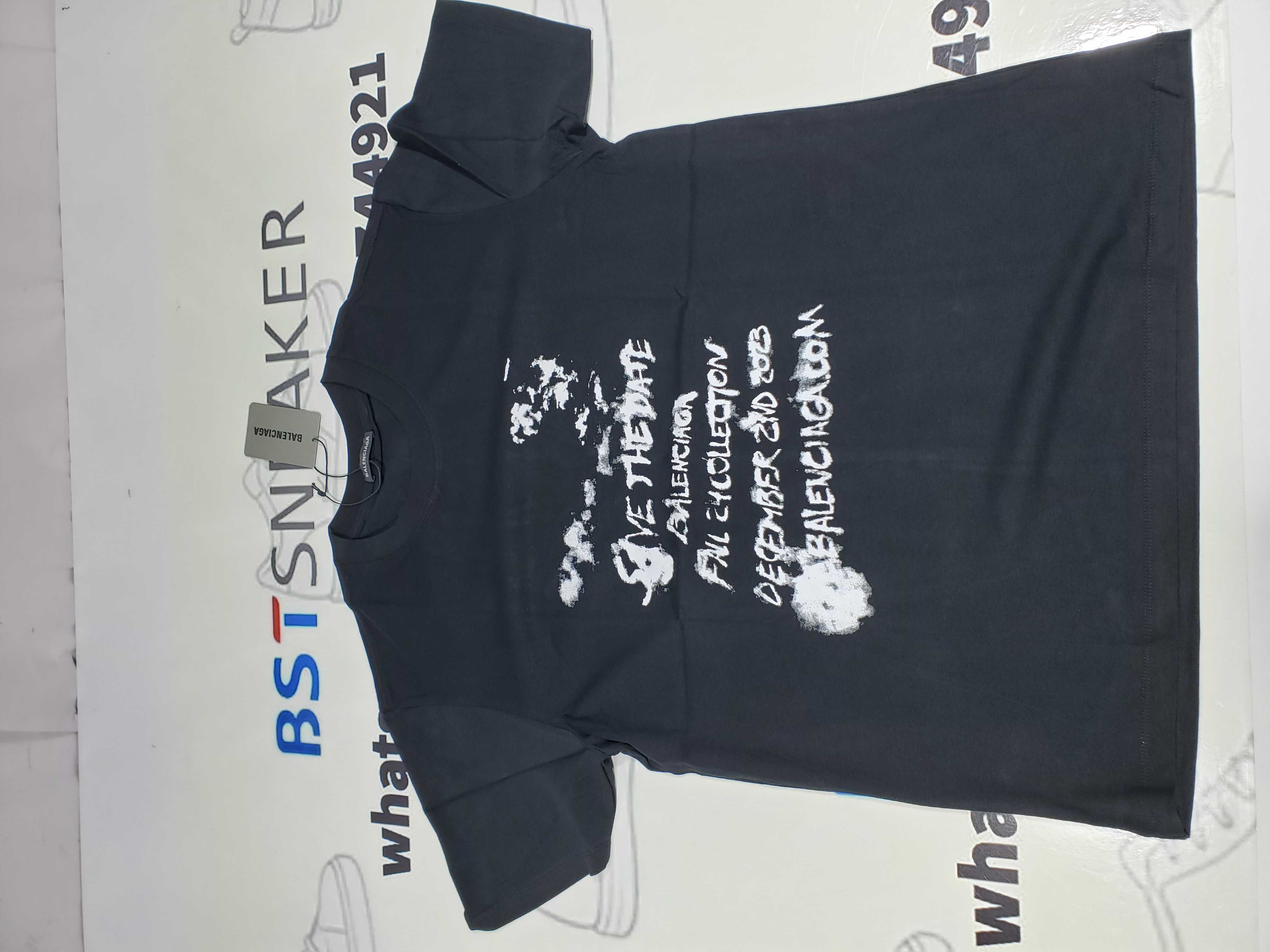 Bstsneaker-Balenciaga 24ss Cloud Letter Print T-shirt 120