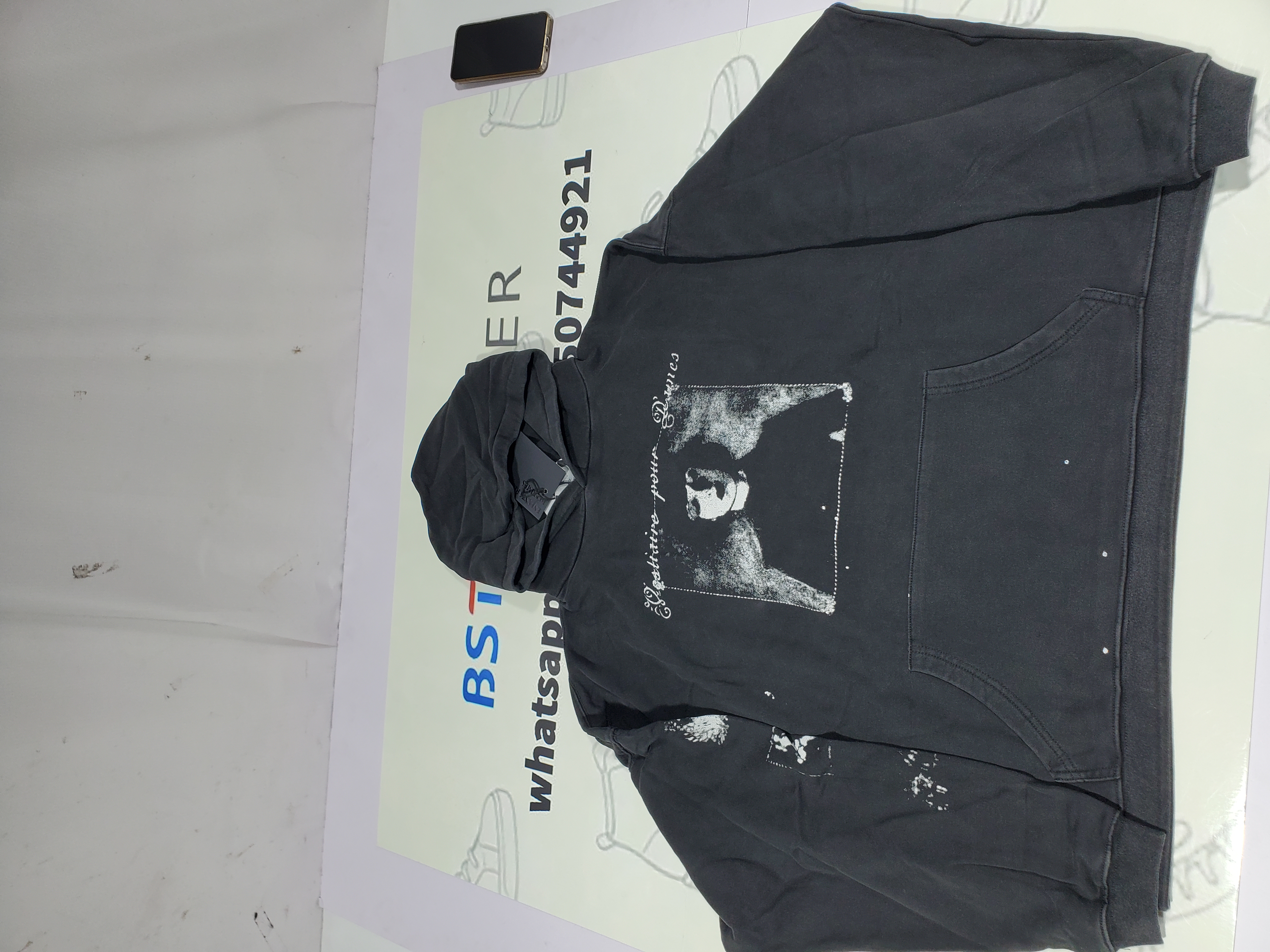 Bstsneaker-ENFANTS RICHES DÉPRIMÉS VESTIAIRE POUR DAMES HOODIE Black 200