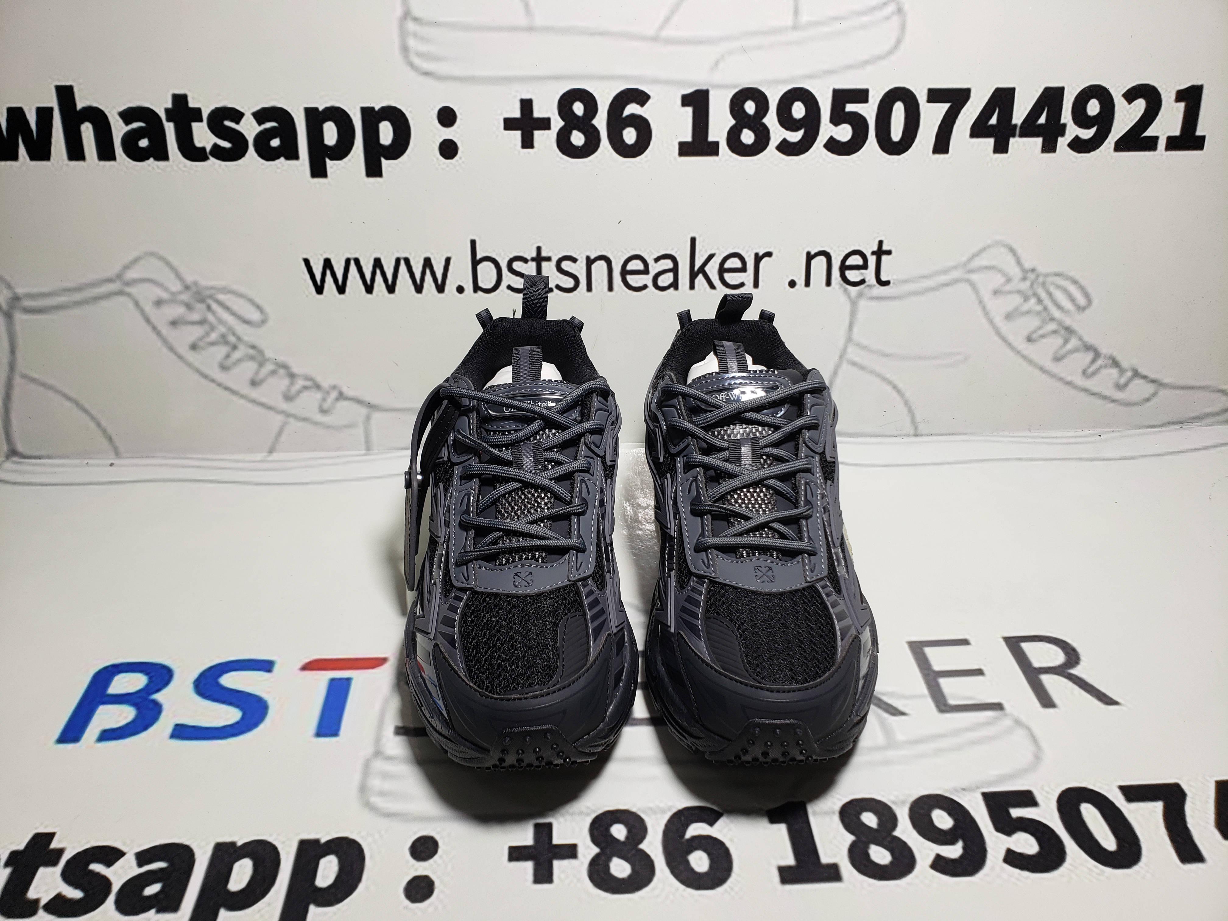 Bstsneaker-OFF WHITE Out Of Black OMIA295C99 FAB00 11010