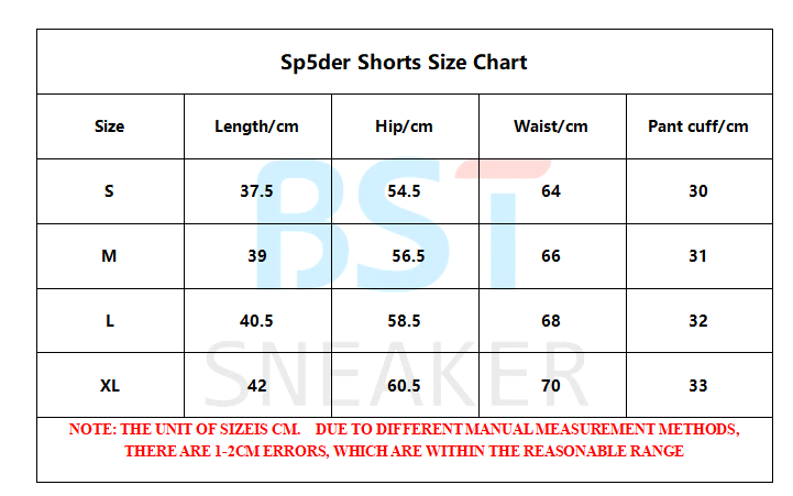 Bstsneaker-Sp5der Shorts 200# P140 