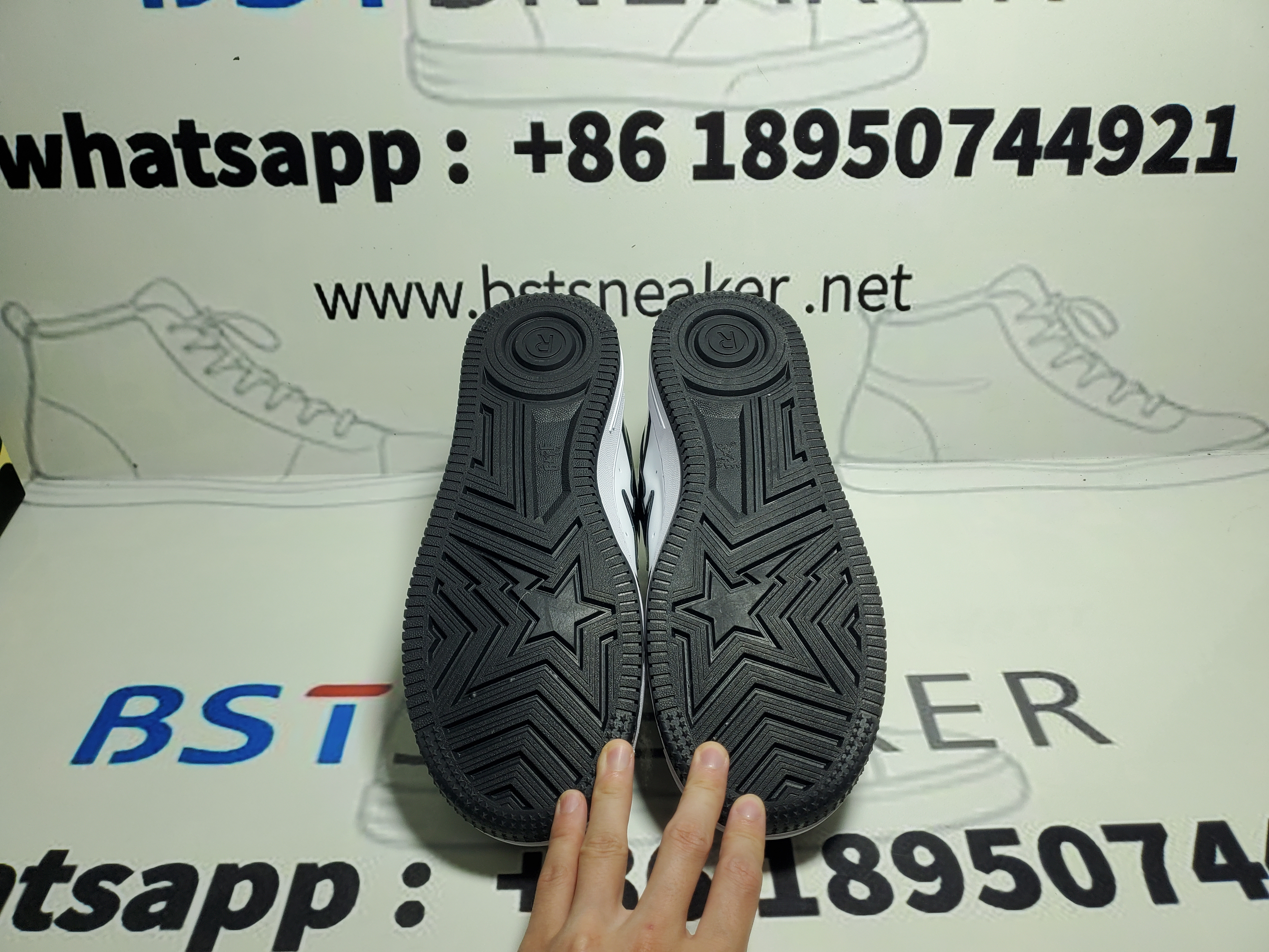 Bstsneaker-A Bathing Ape Bape Sta Patent Leather Black White 1H70-291-001/1H70-191-002