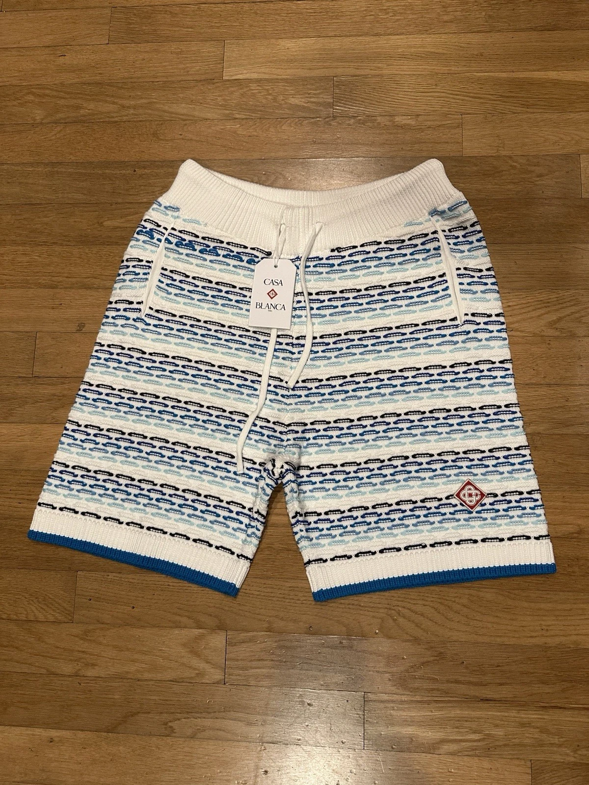Bstsneaker-Casablanca Men's Tuck Stitch Striped Shirt/Short Set 380