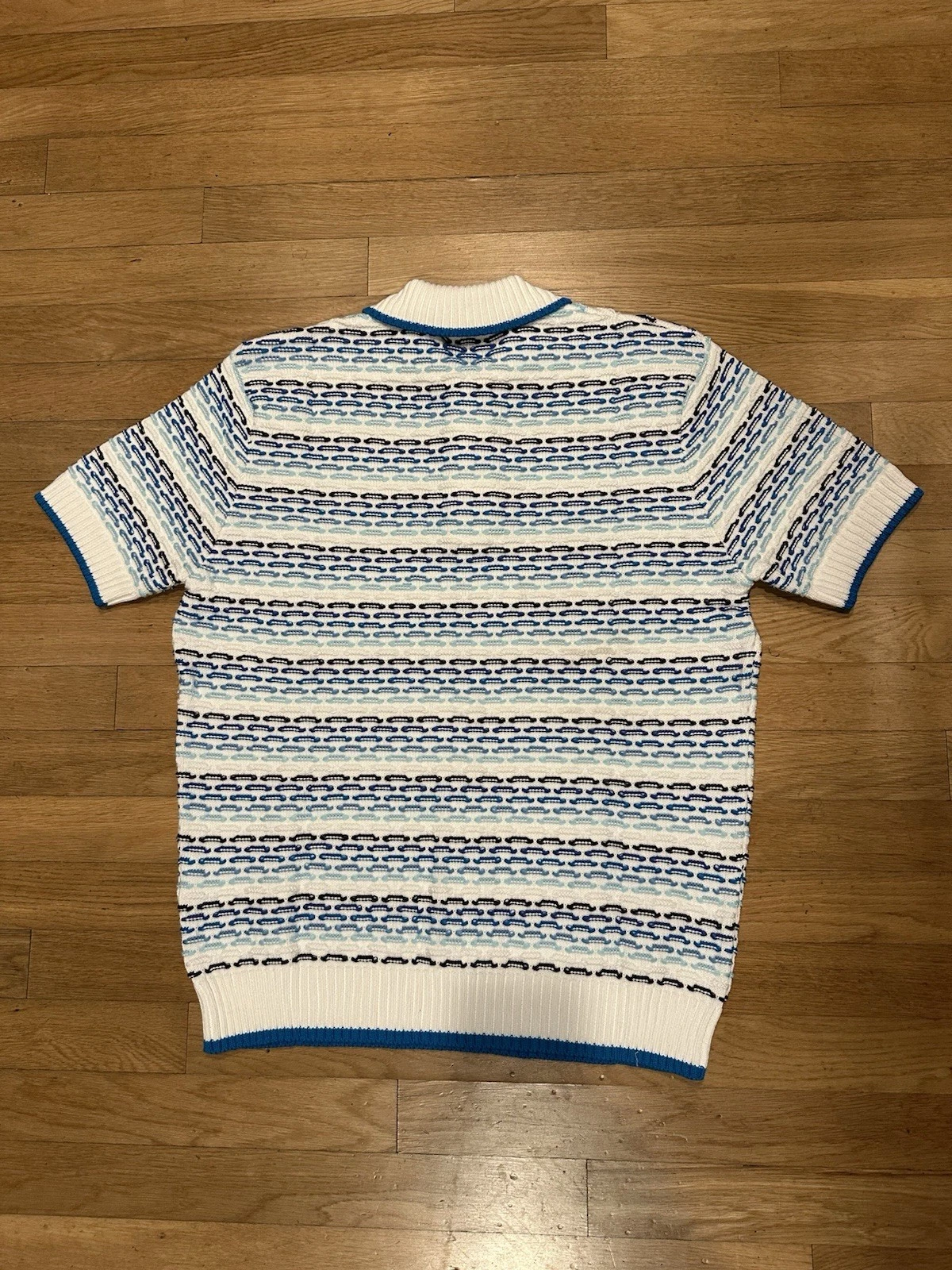 Bstsneaker-Casablanca Men's Tuck Stitch Striped Shirt/Short Set 380