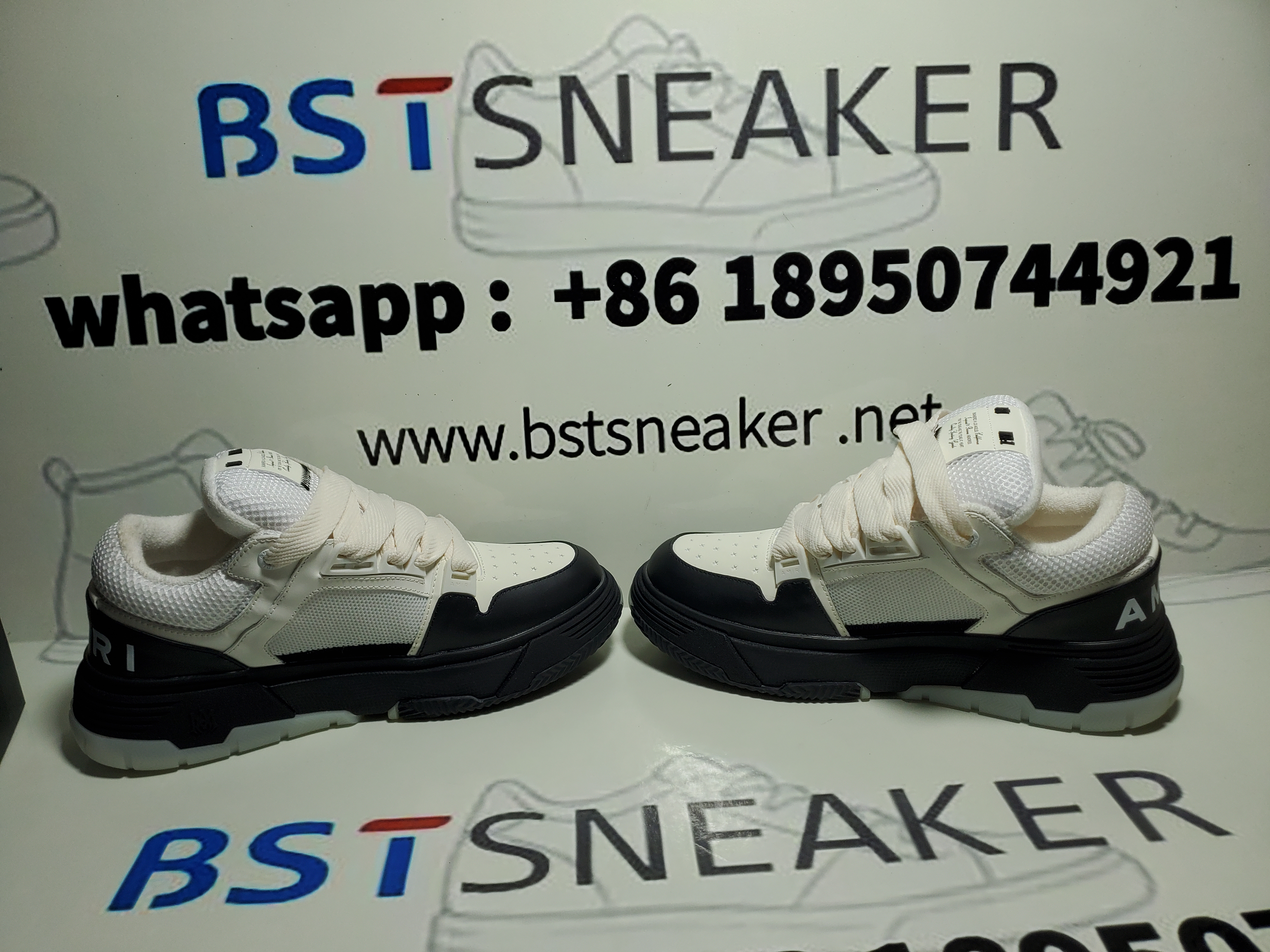 Bstsneaker-AMIRI Panda White Black