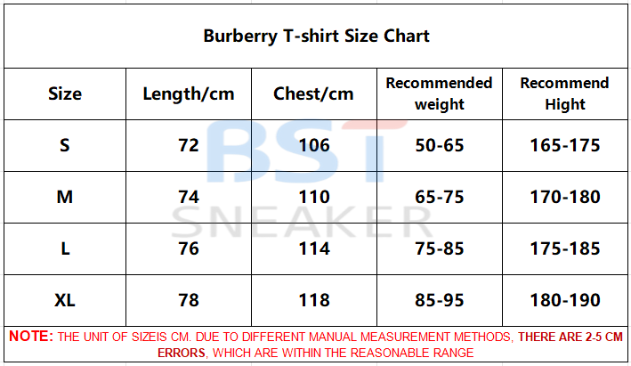 Bstsneaker-Burberry Cross Stitch EKD​ Cotton T-shirt Black White 140