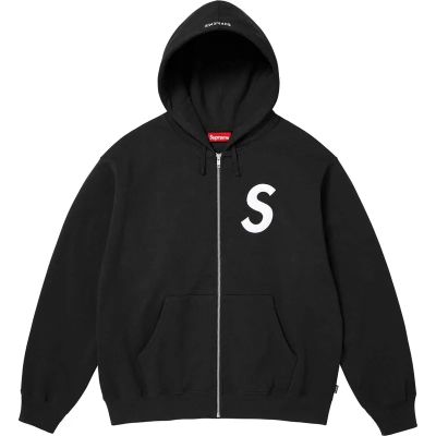 Bstsneaker-Supreme S Logo Zip Up Hooded Sweatshirt 280 01