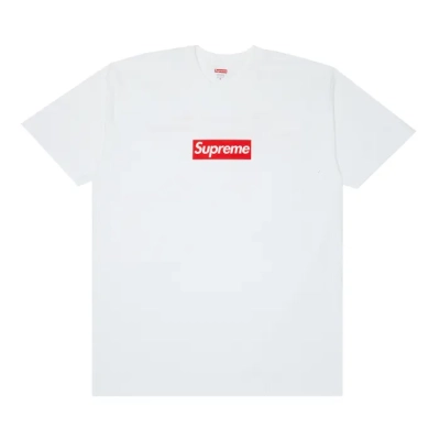 Bstsneaker-Supreme 20th Anniversary Box Logo Tee White 100 01