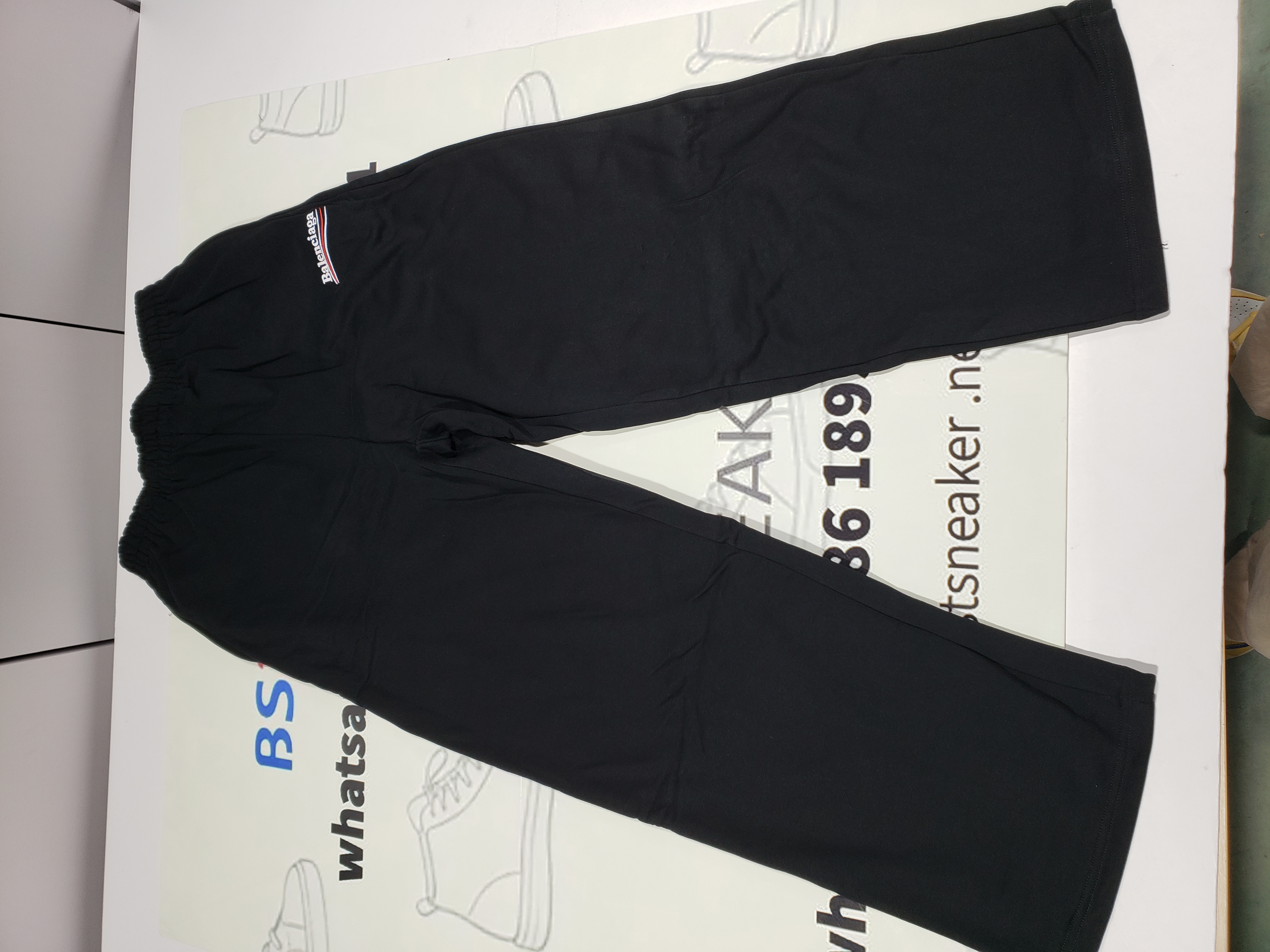 Bstsneaker-Balenciaga Black jogger pants Political Campaign 260
