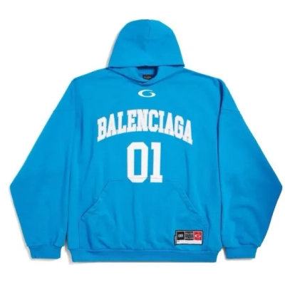 Bstsneaker-Balenciaga Basketball Series Hoodie Blue 280 01