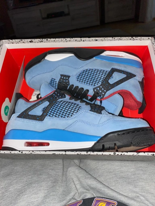 Bstsneaker-Air Jordan 4 Retro Travis Scott Cactus Jack 308497-406 review 