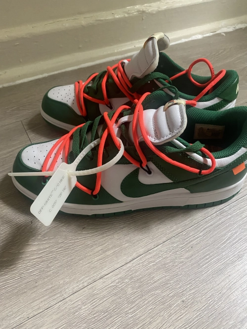 Bstsneaker- Nike Dunk Low Off-White Pine Green CT0856-100  review 