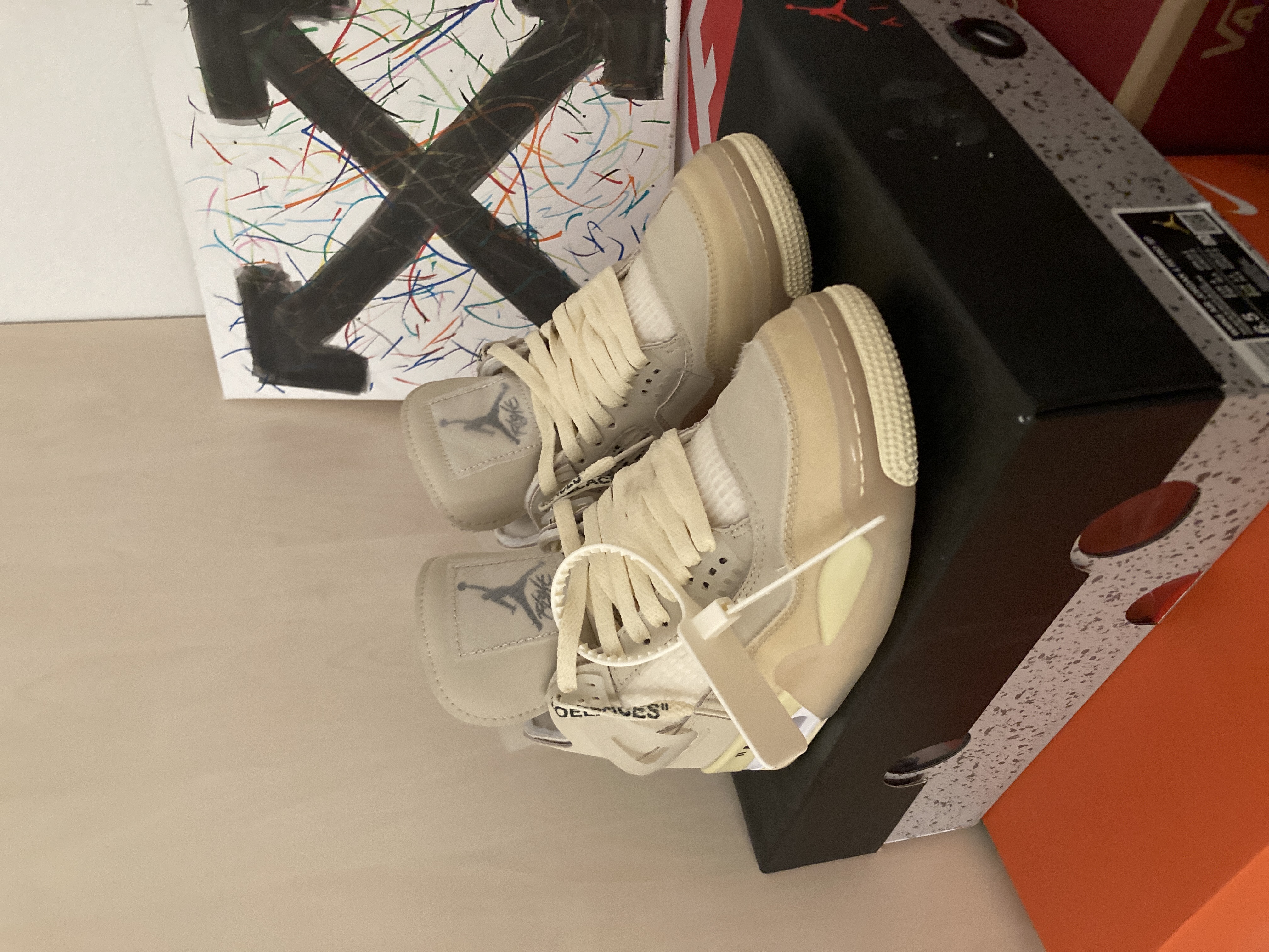 Bstsneaker- Nike Air Jordan 4 Retro Off-White Sail (W) CV9388-100  review 1