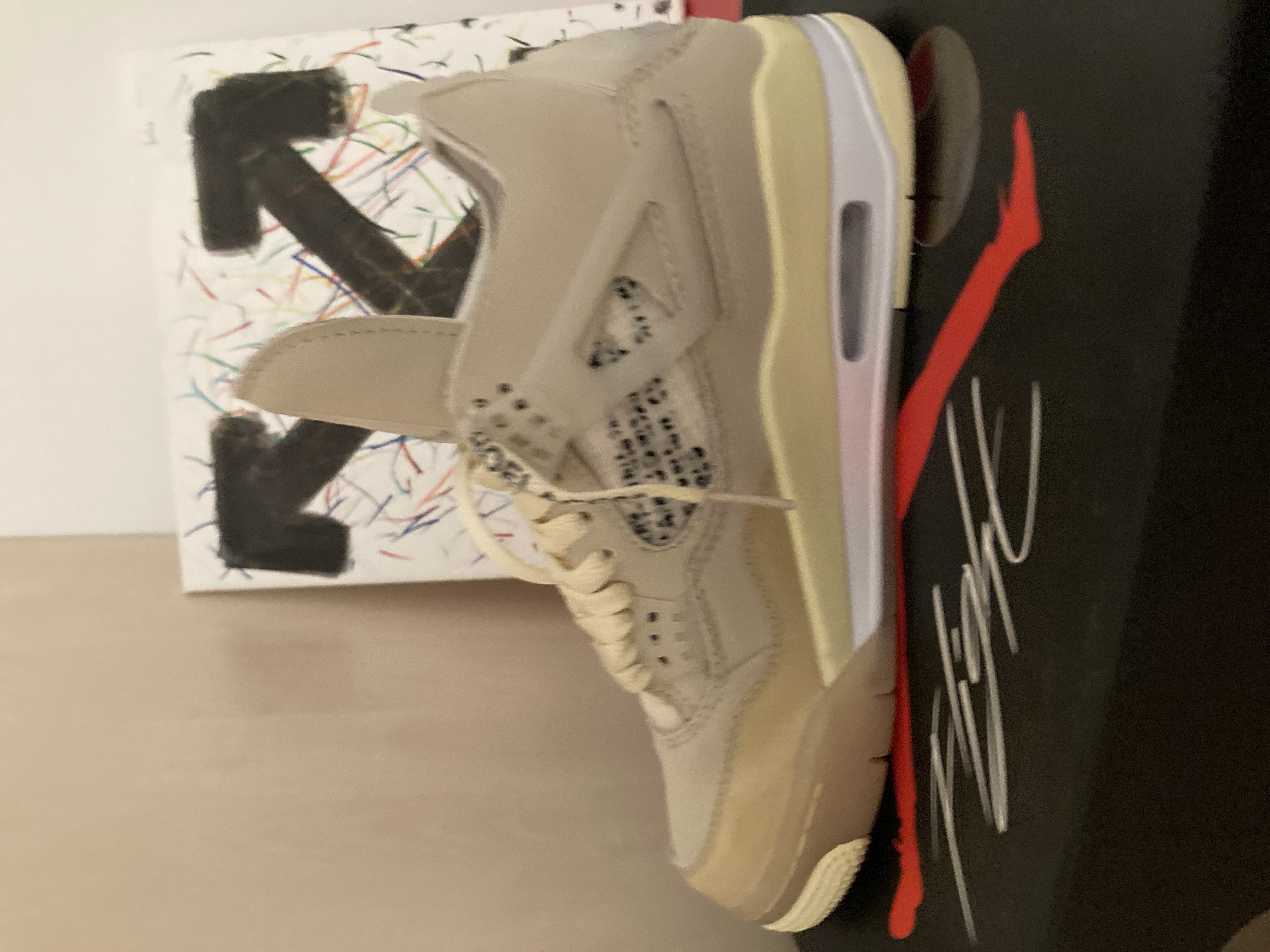 Bstsneaker- Nike Air Jordan 4 Retro Off-White Sail (W) CV9388-100  review 2