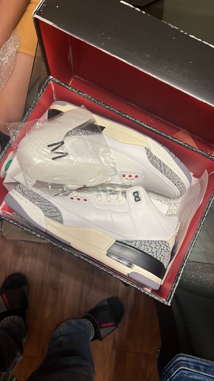 Bstsneaker- Air Jordan 3 White Cement Reimagined DN3707-100  review Eme
