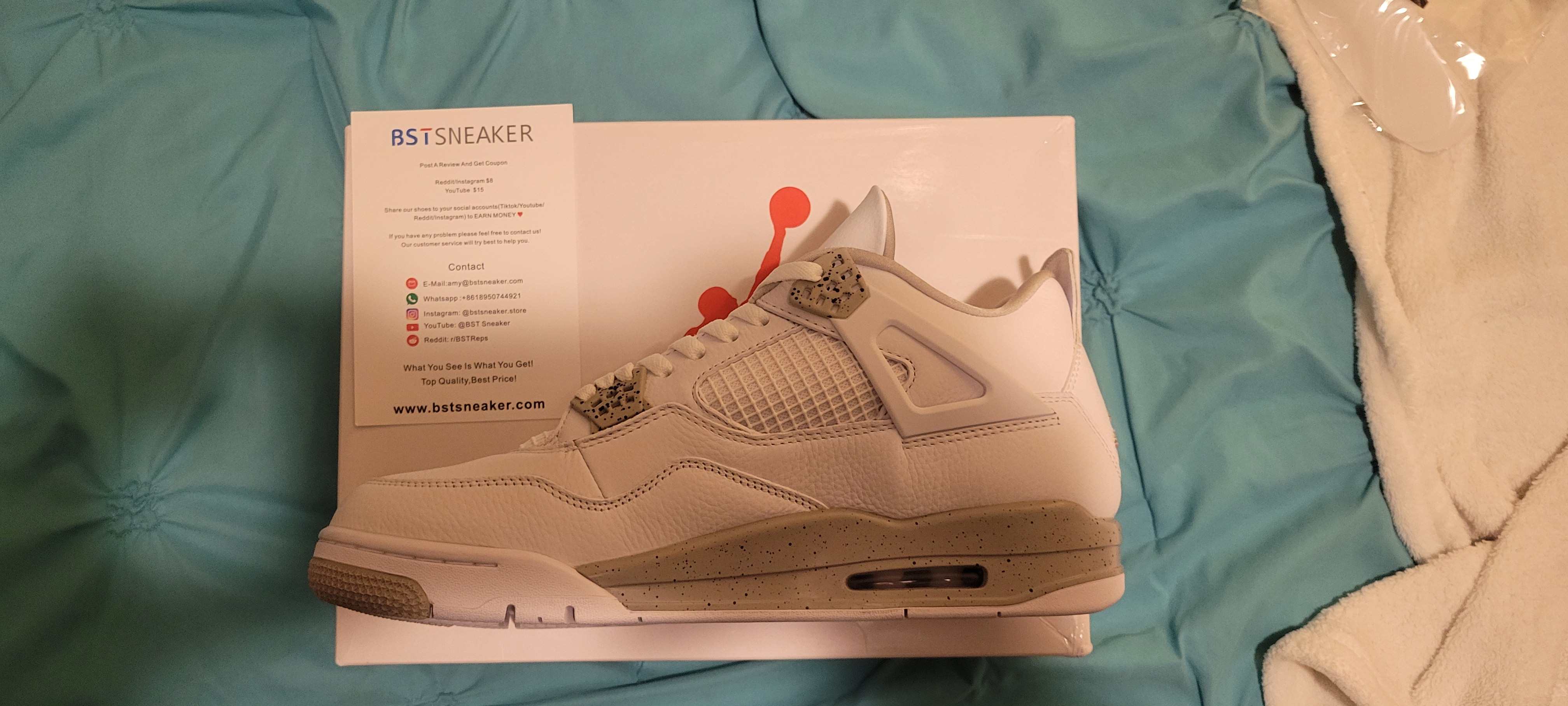 Bstsneaker- Size 14 of Air Jordan 4 Retro White Oreo (2021) CT8527-100  review 3