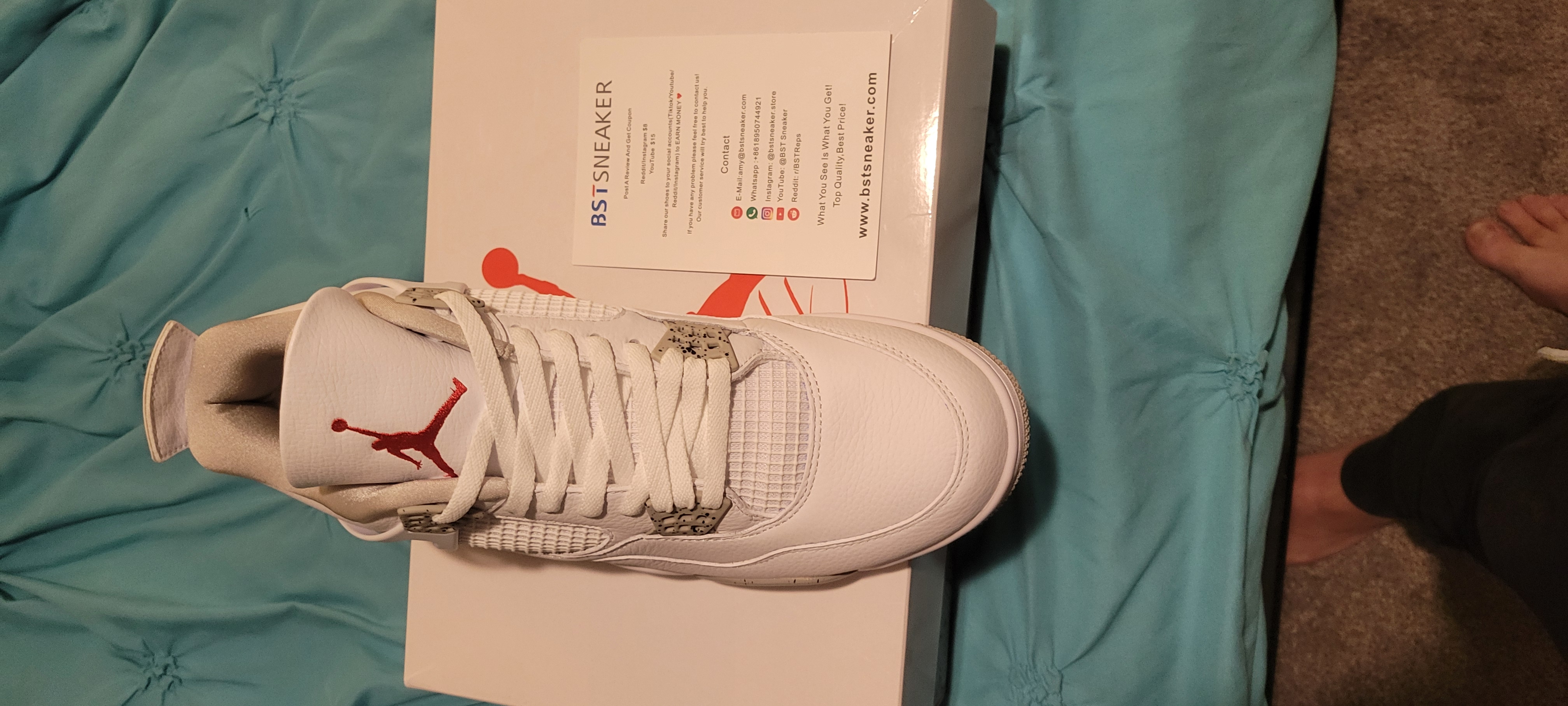 Bstsneaker- Size 14 of Air Jordan 4 Retro White Oreo (2021) CT8527-100  review 5