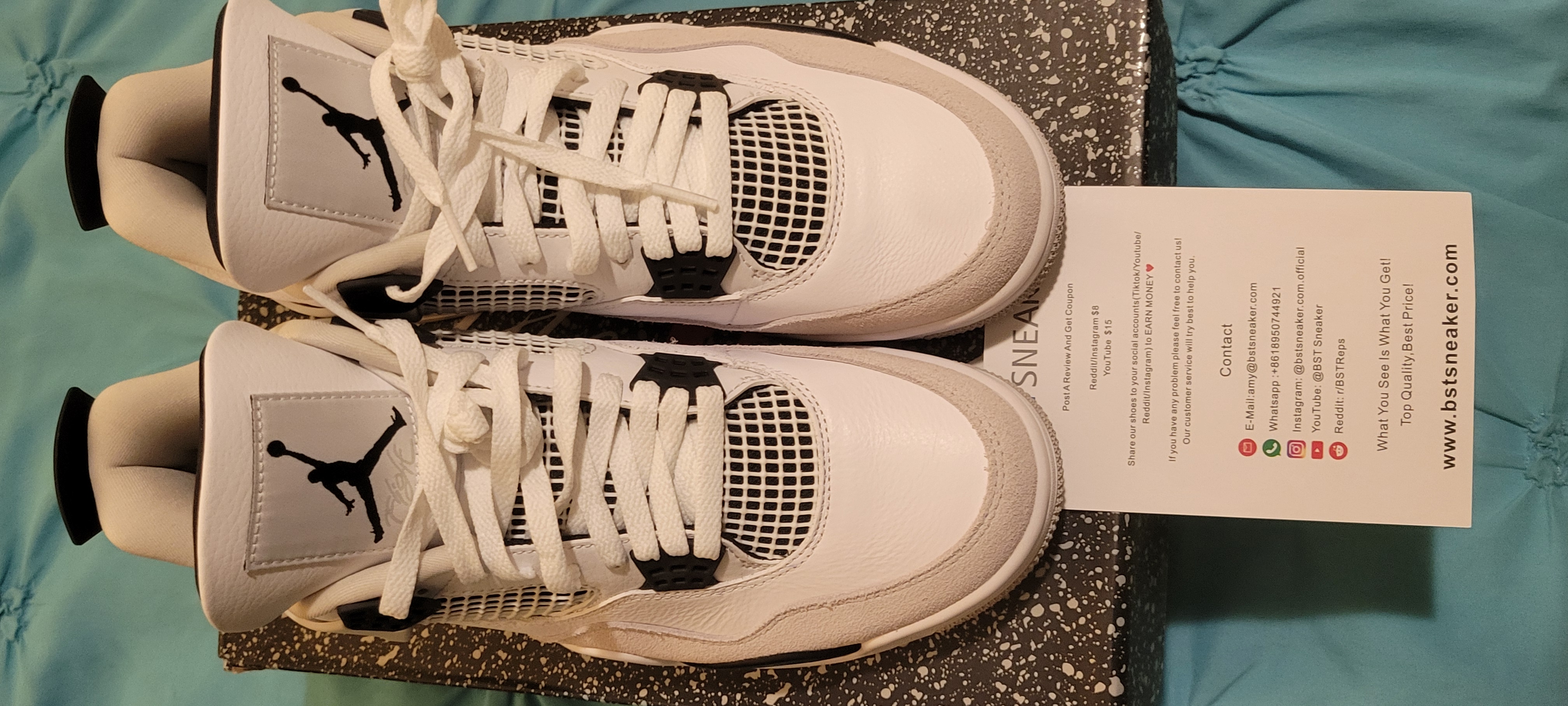 Bstsneaker- Air Jordan 4 Military Black DH6927-111   review Mike O 01