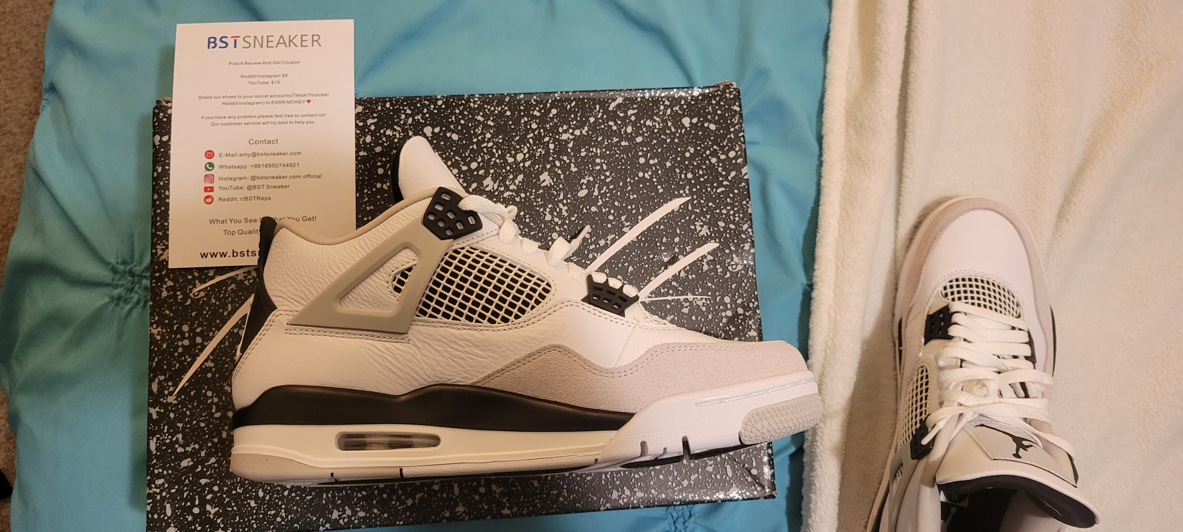 Bstsneaker- Air Jordan 4 Military Black DH6927-111   review Mike O 04