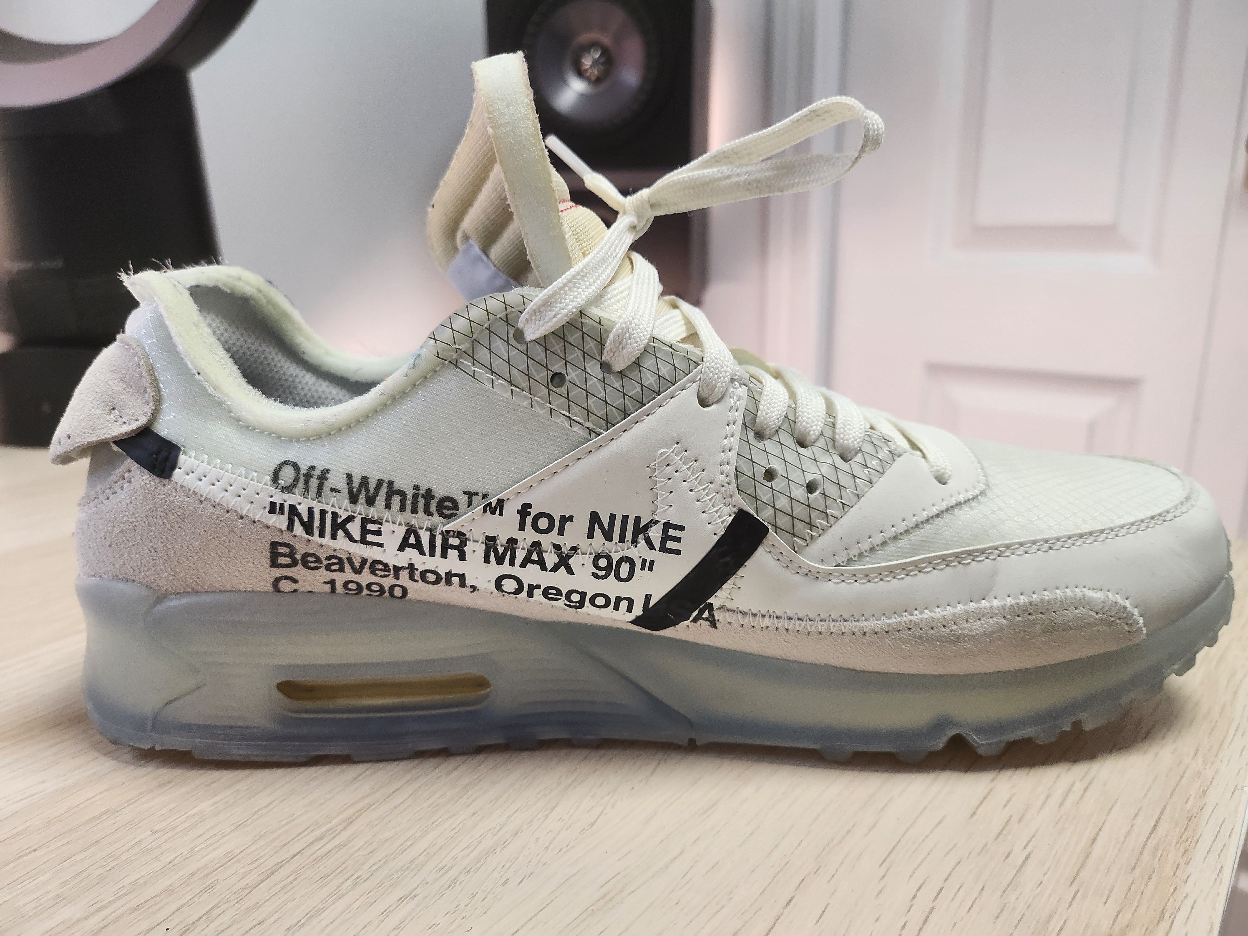 Bstsneaker- Nike Air Max 90 OFF-WHITE AA7293-100  review King Fabulous 01